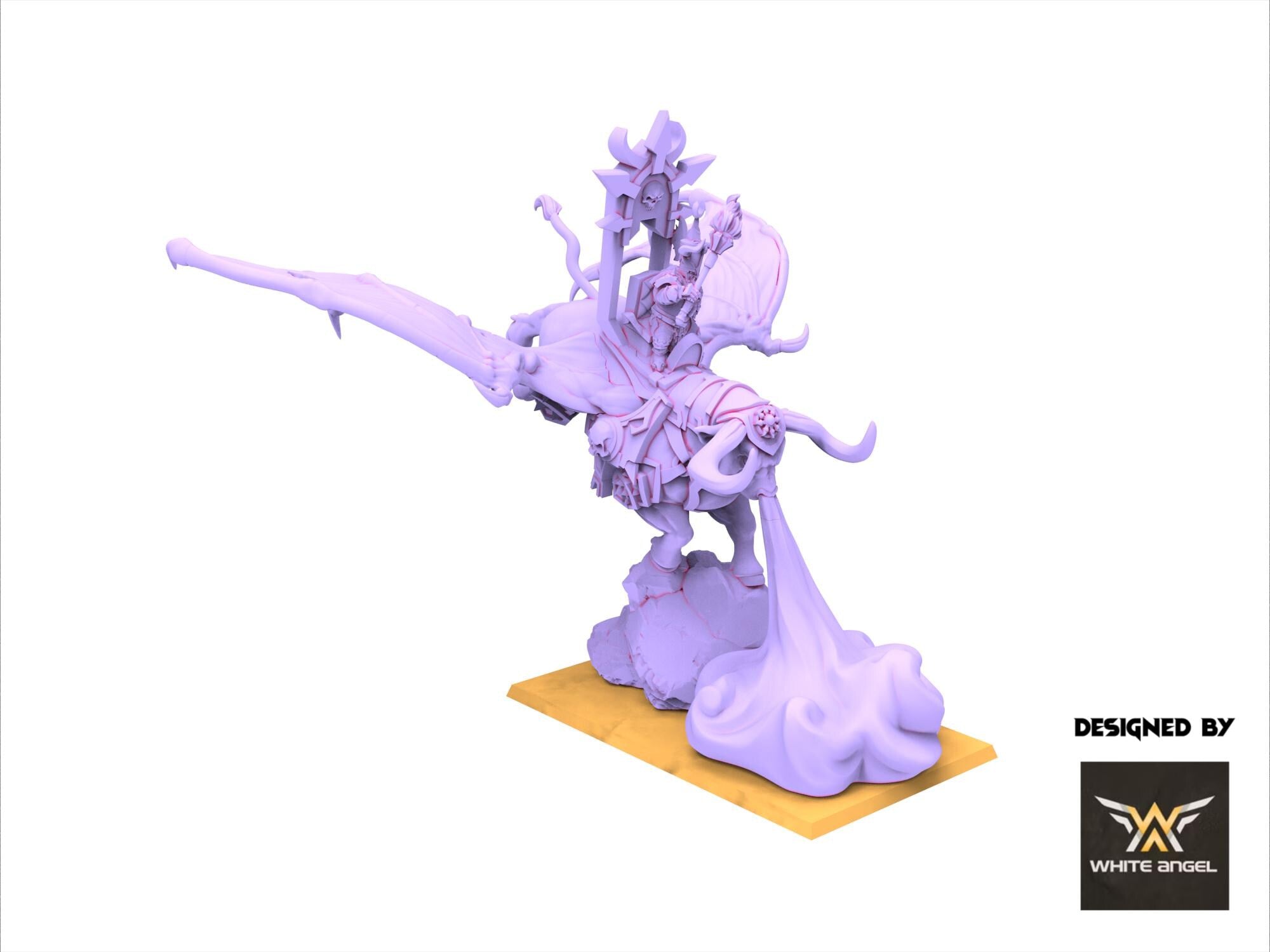 Infernal Dwarves - Infernal Commander Bull - usable for Oldhammer, Fantasy battles, 9th age