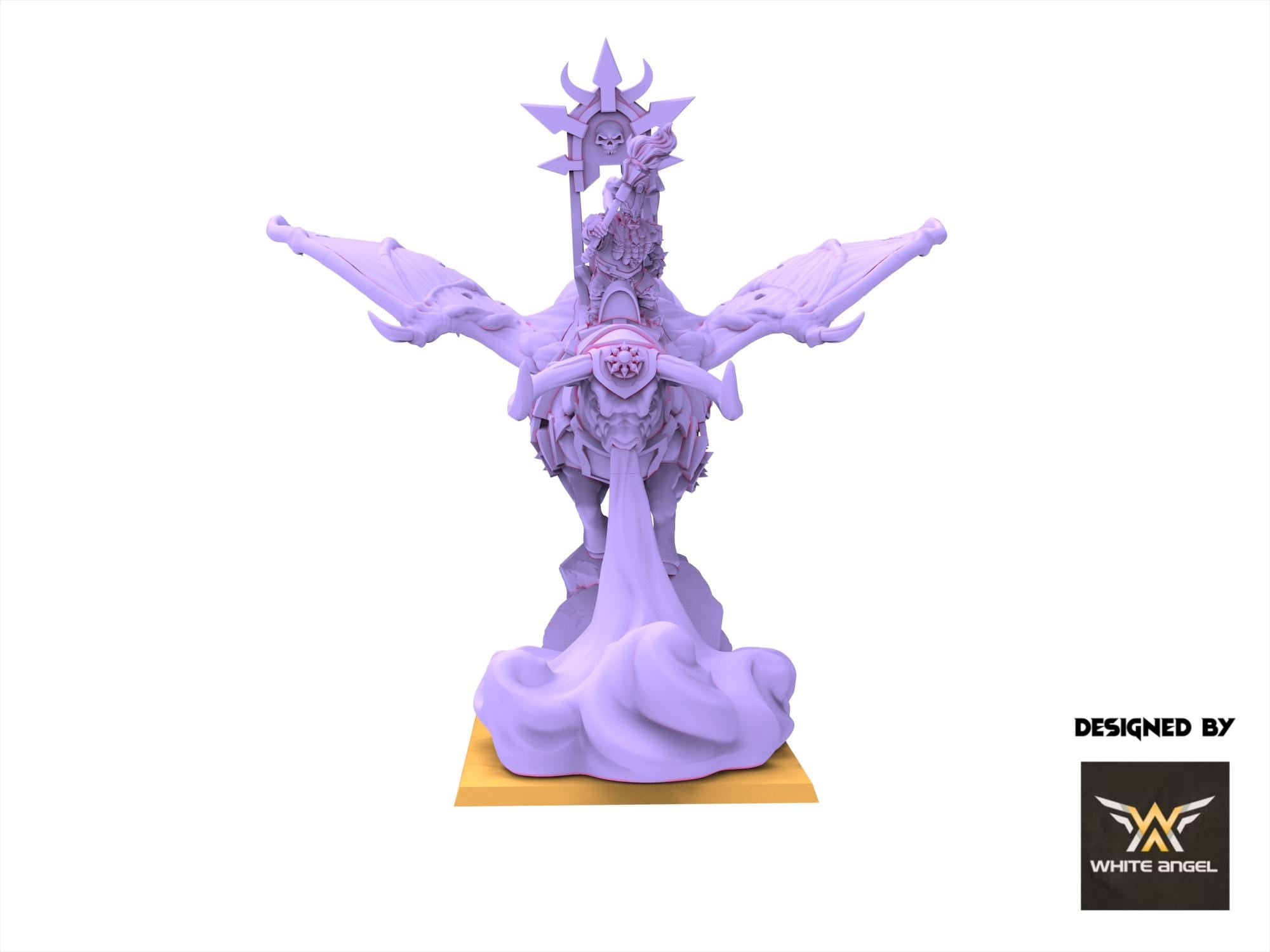 Infernal Dwarves - Infernal Commander Bull - usable for Oldhammer, Fantasy battles, 9th age