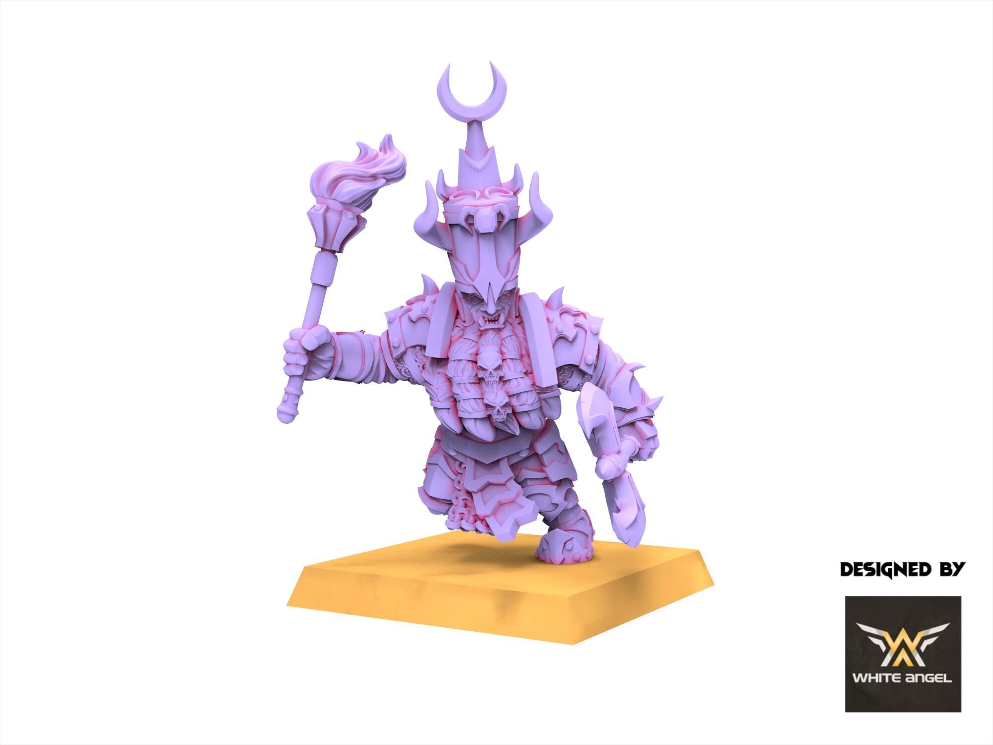 Infernal Dwarves -Infernal Commander - usable for Oldhammer, Fantasy battles, 9th age