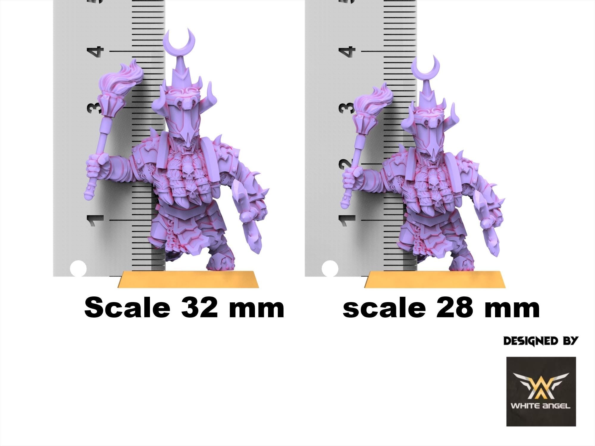 Infernal Dwarves -Infernal Commander - usable for Oldhammer, Fantasy battles, 9th age