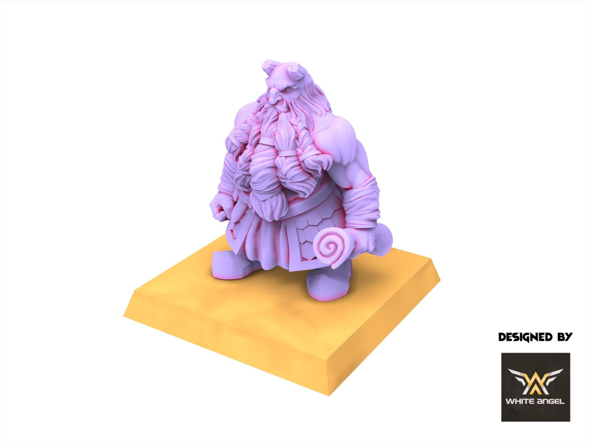 Infernal Dwarves - Infernal Destructor Cannon usable for Oldhammer, Fantasy battles, 9th age