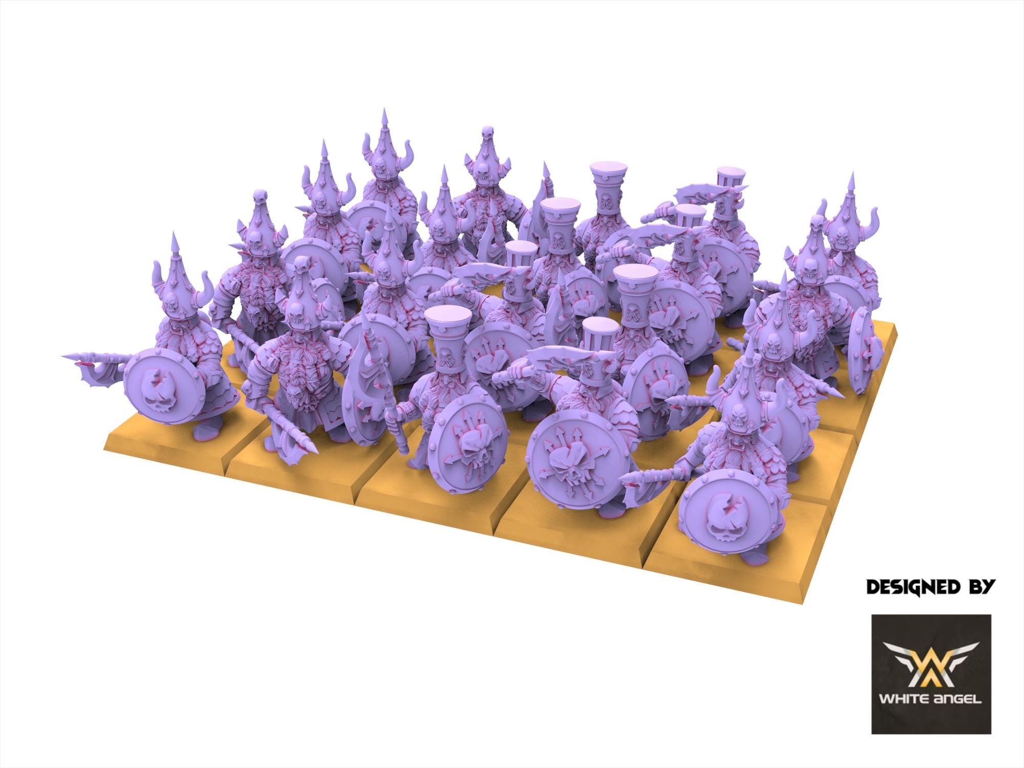 Infernal Dwarves - Infernal guard - usable for Oldhammer, Fantasy battles, 9th age