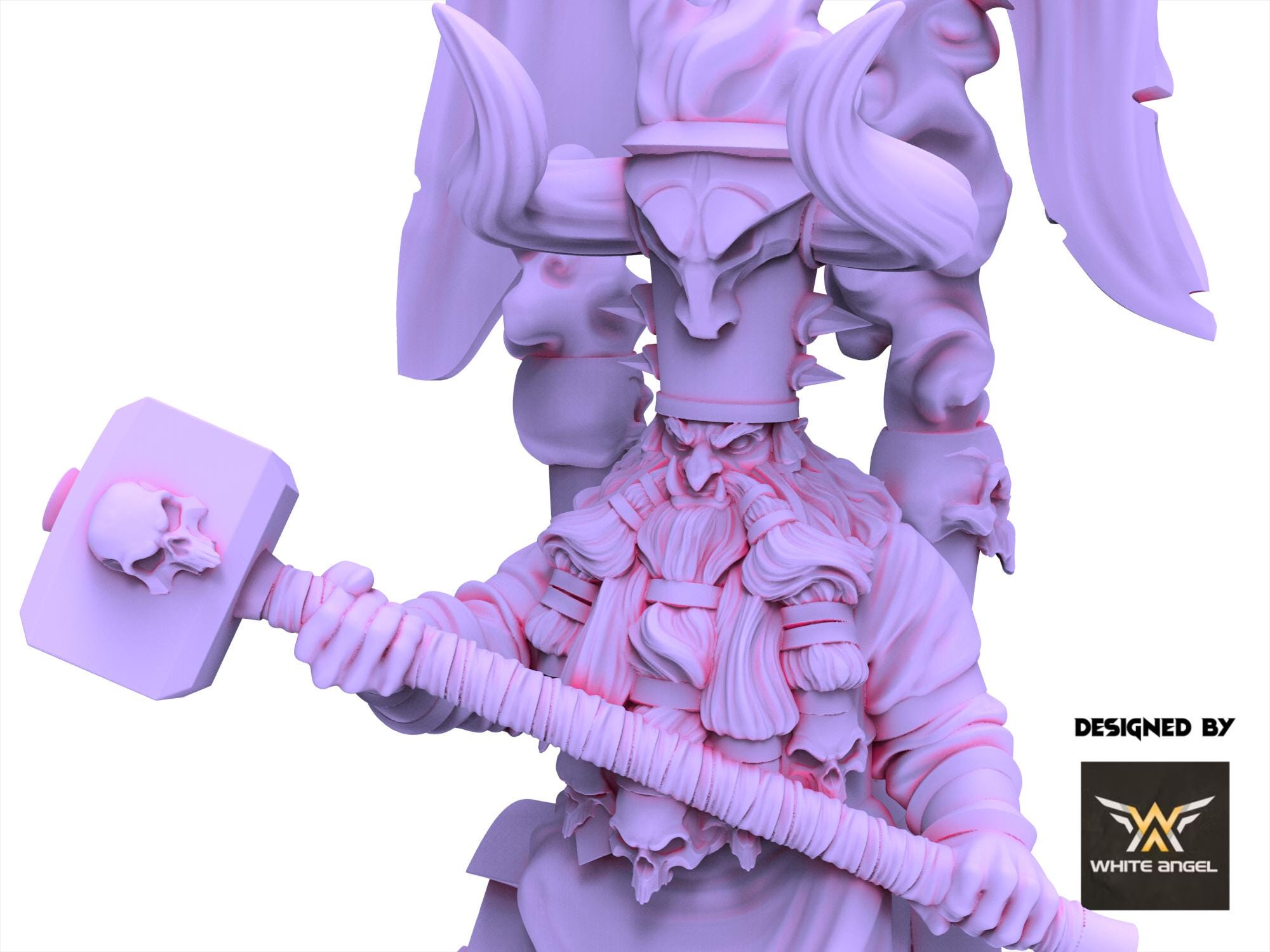 Infernal Dwarves - Infernal Great Engineer - usable for Oldhammer, Fantasy battles, 9th age