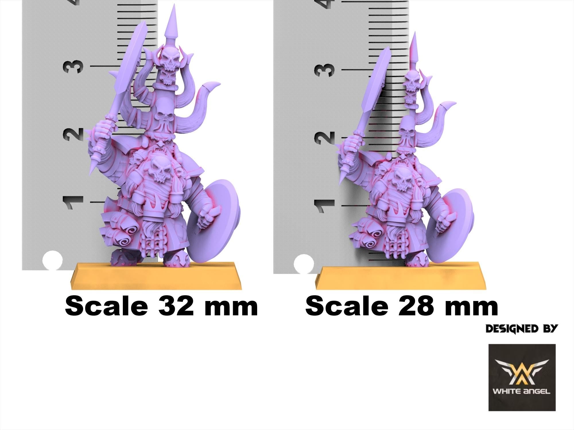 Infernal Dwarves -Infernal King - usable for Oldhammer, Fantasy battles, 9th age