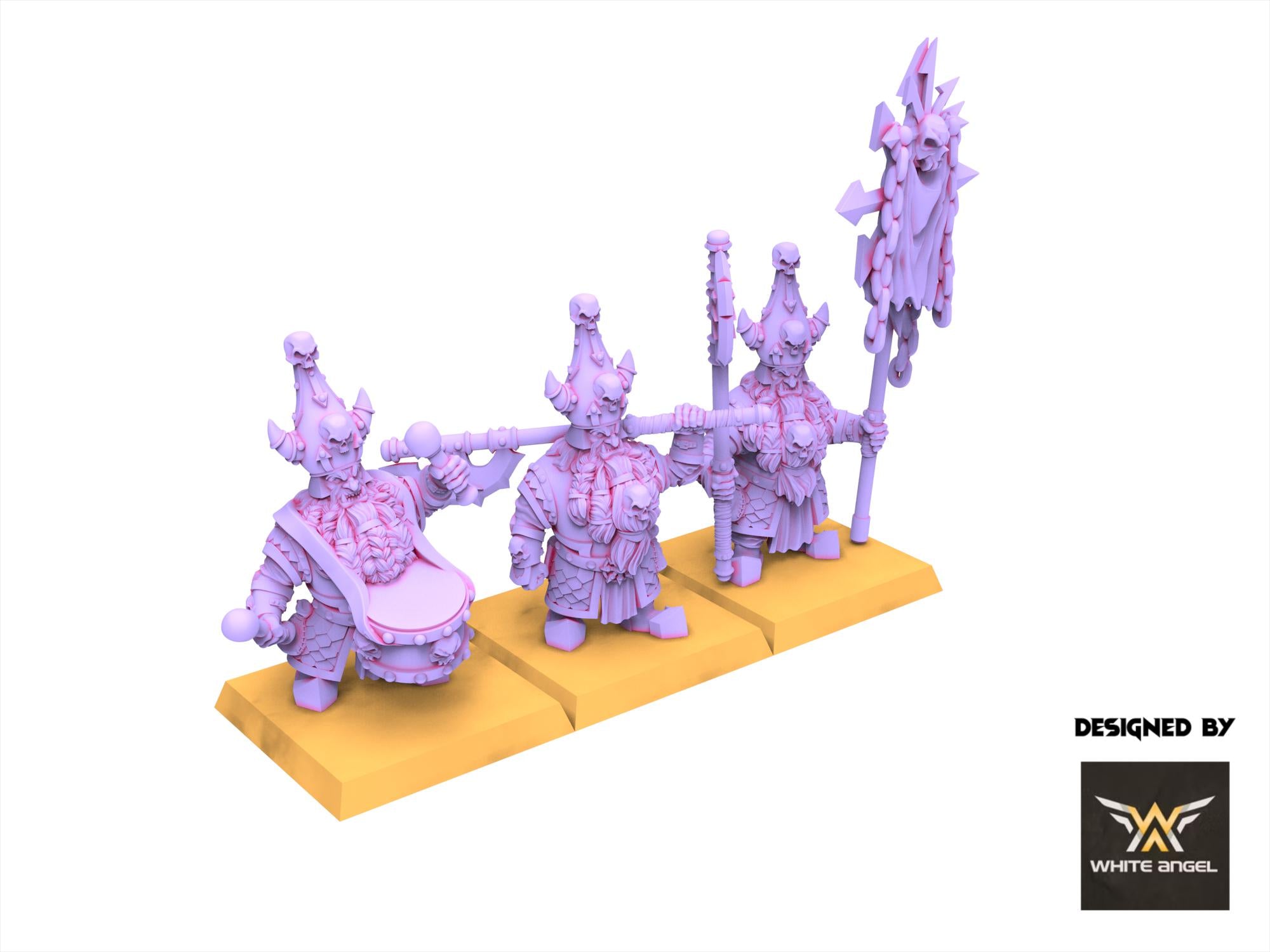 Infernal Dwarves - Infernal Lance - usable for Oldhammer, Fantasy battles, 9th age