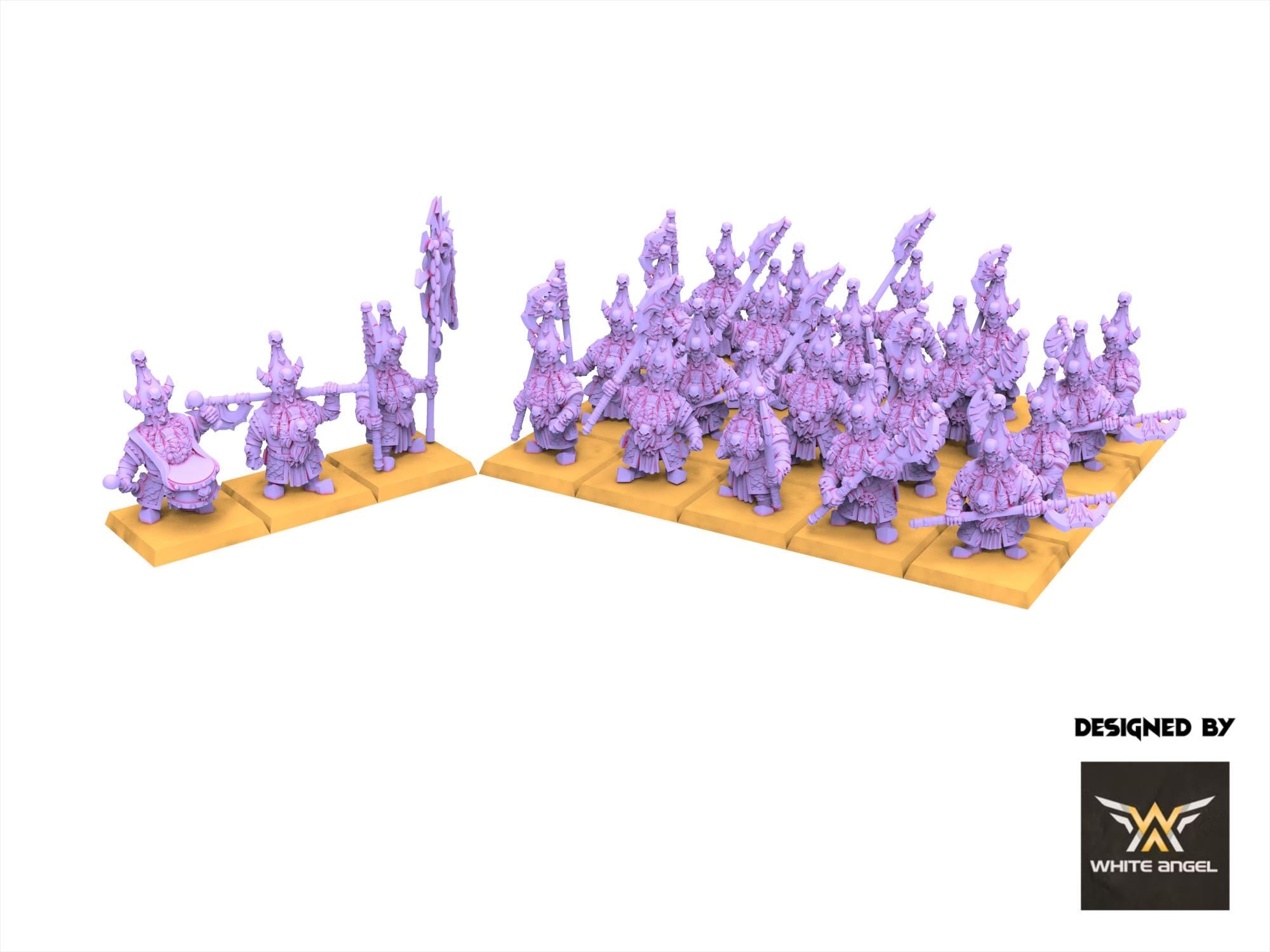 Infernal Dwarves - Infernal Lance - usable for Oldhammer, Fantasy battles, 9th age