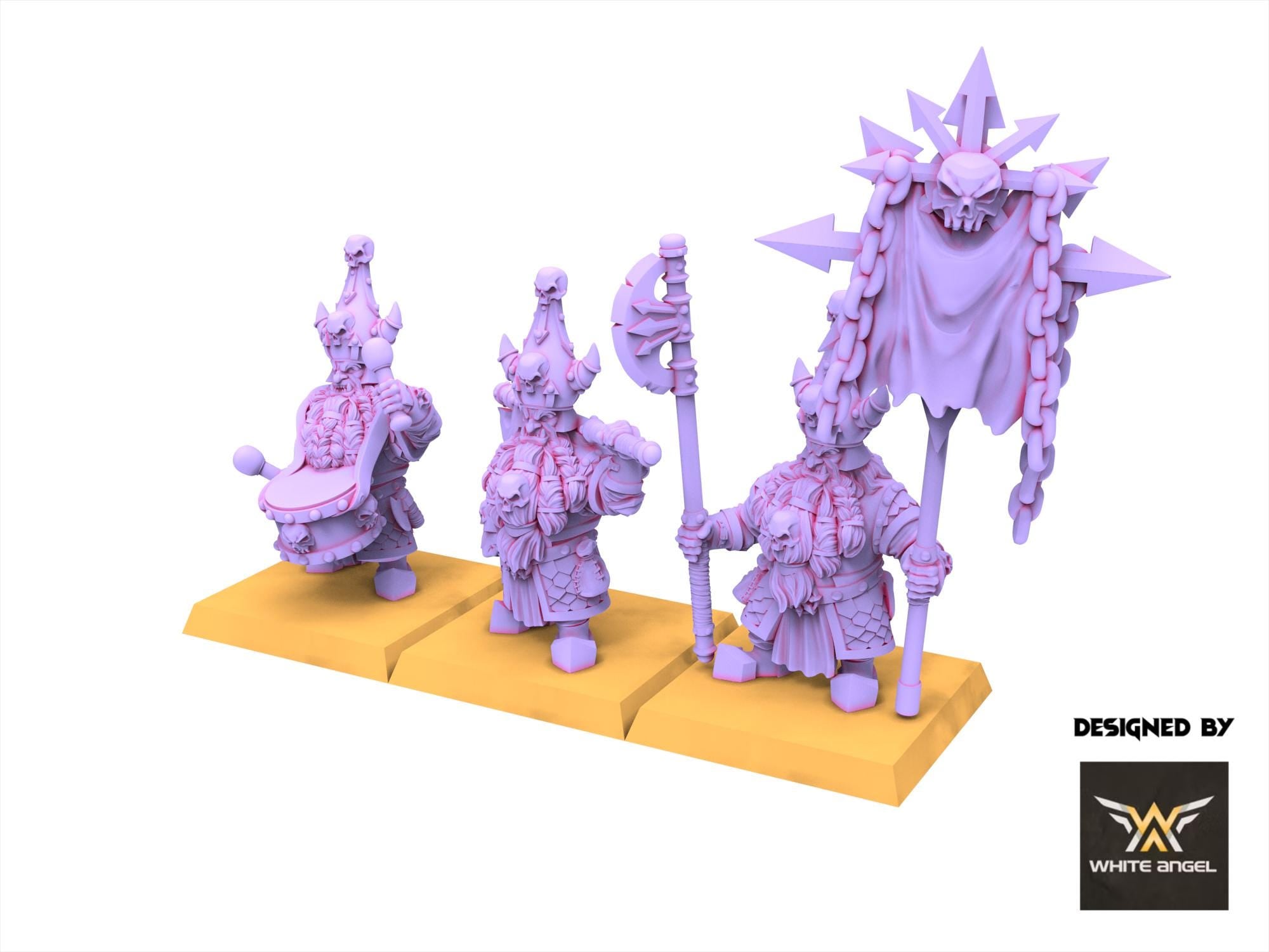 Infernal Dwarves - Infernal Lance - usable for Oldhammer, Fantasy battles, 9th age