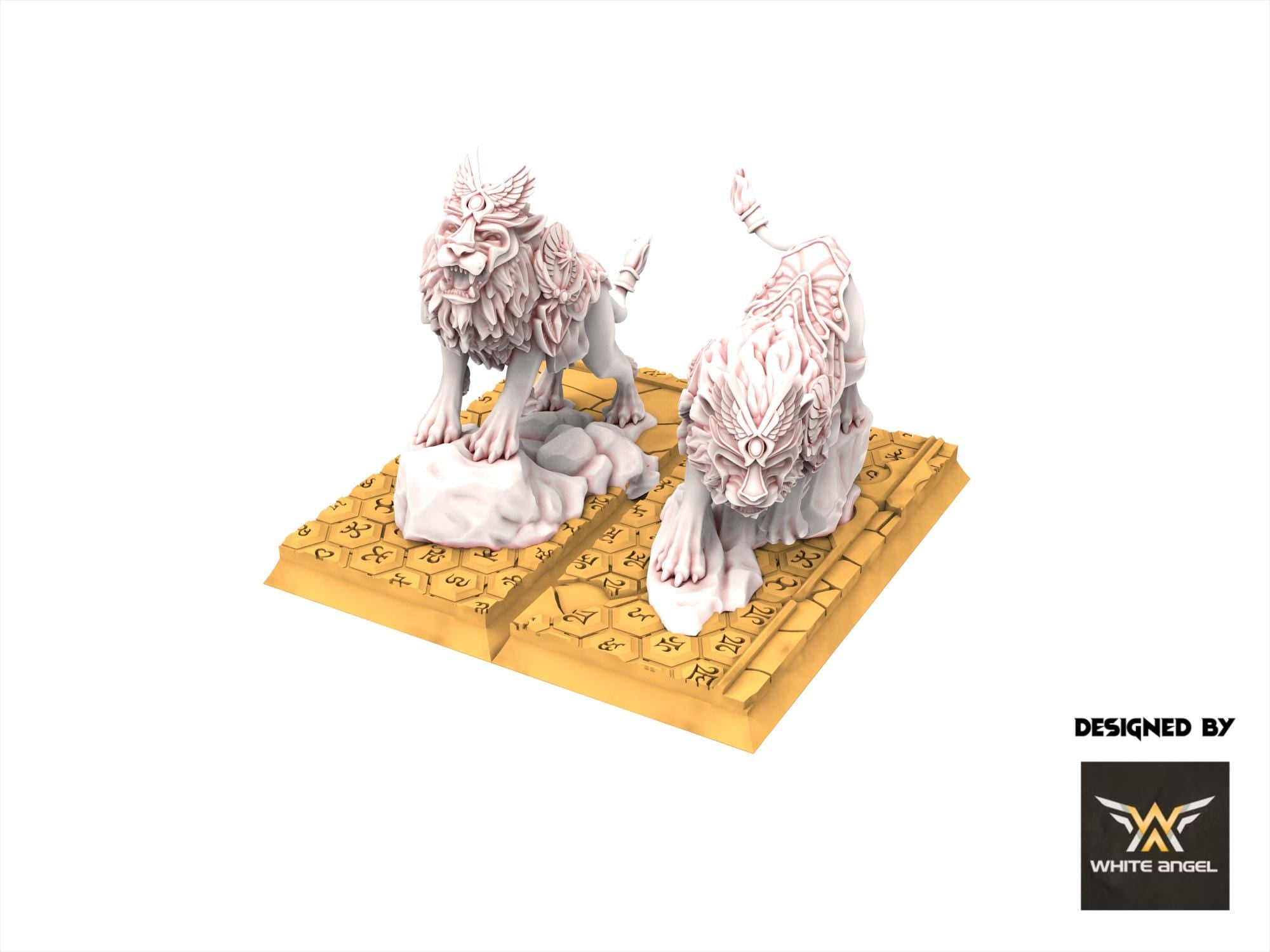 Hight Elves - Attack Lion, usable for 9th Age, Fantasy Battle, Oldhammer, King of war