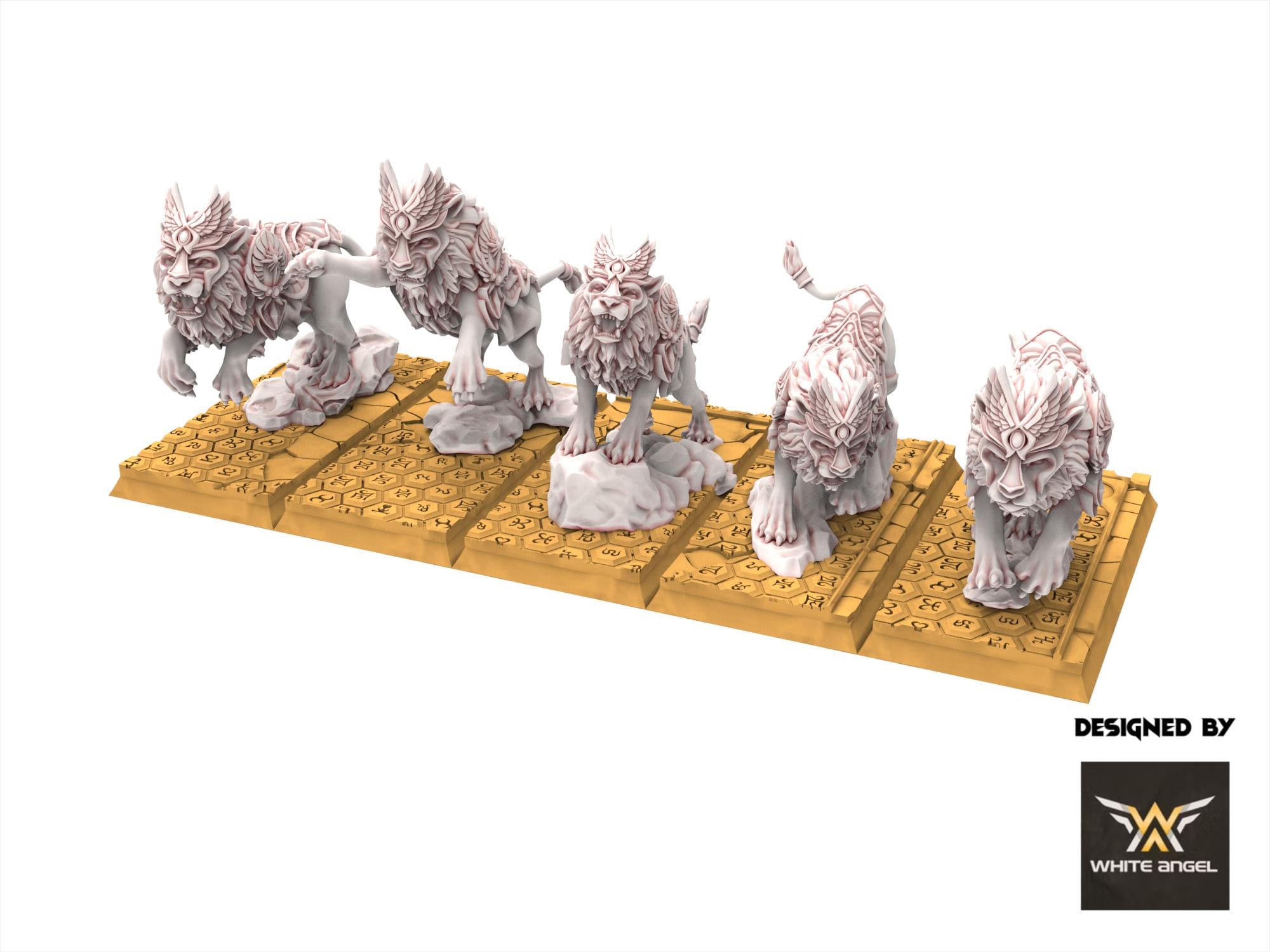 Hight Elves - Attack Lion, usable for 9th Age, Fantasy Battle, Oldhammer, King of war