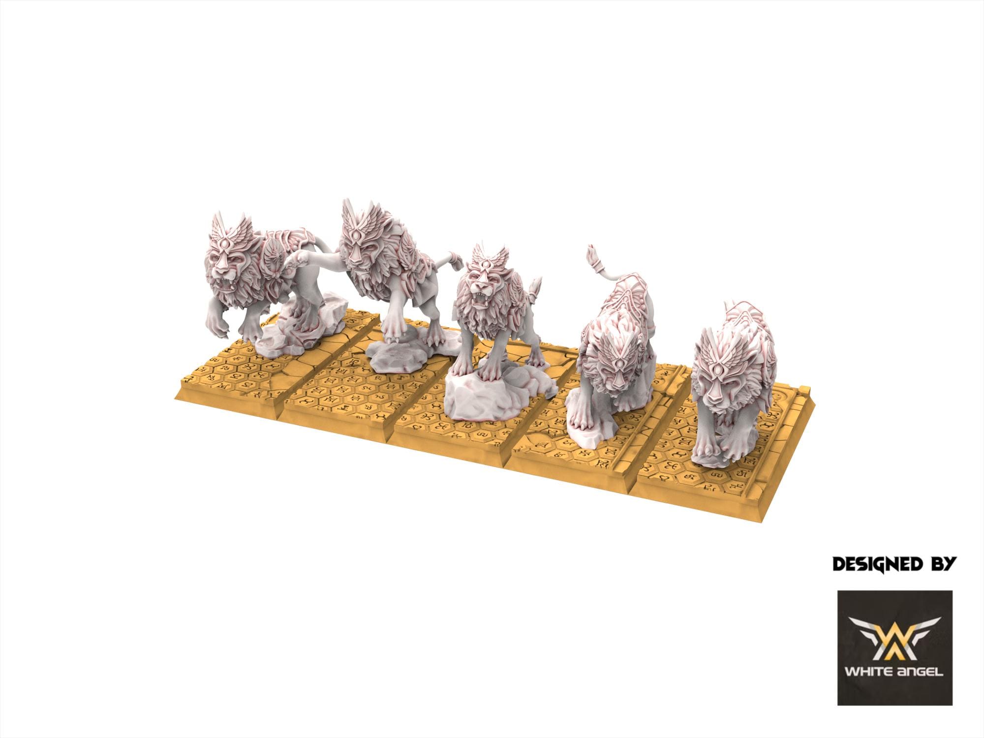 Hight Elves - Attack Lion, usable for 9th Age, Fantasy Battle, Oldhammer, King of war