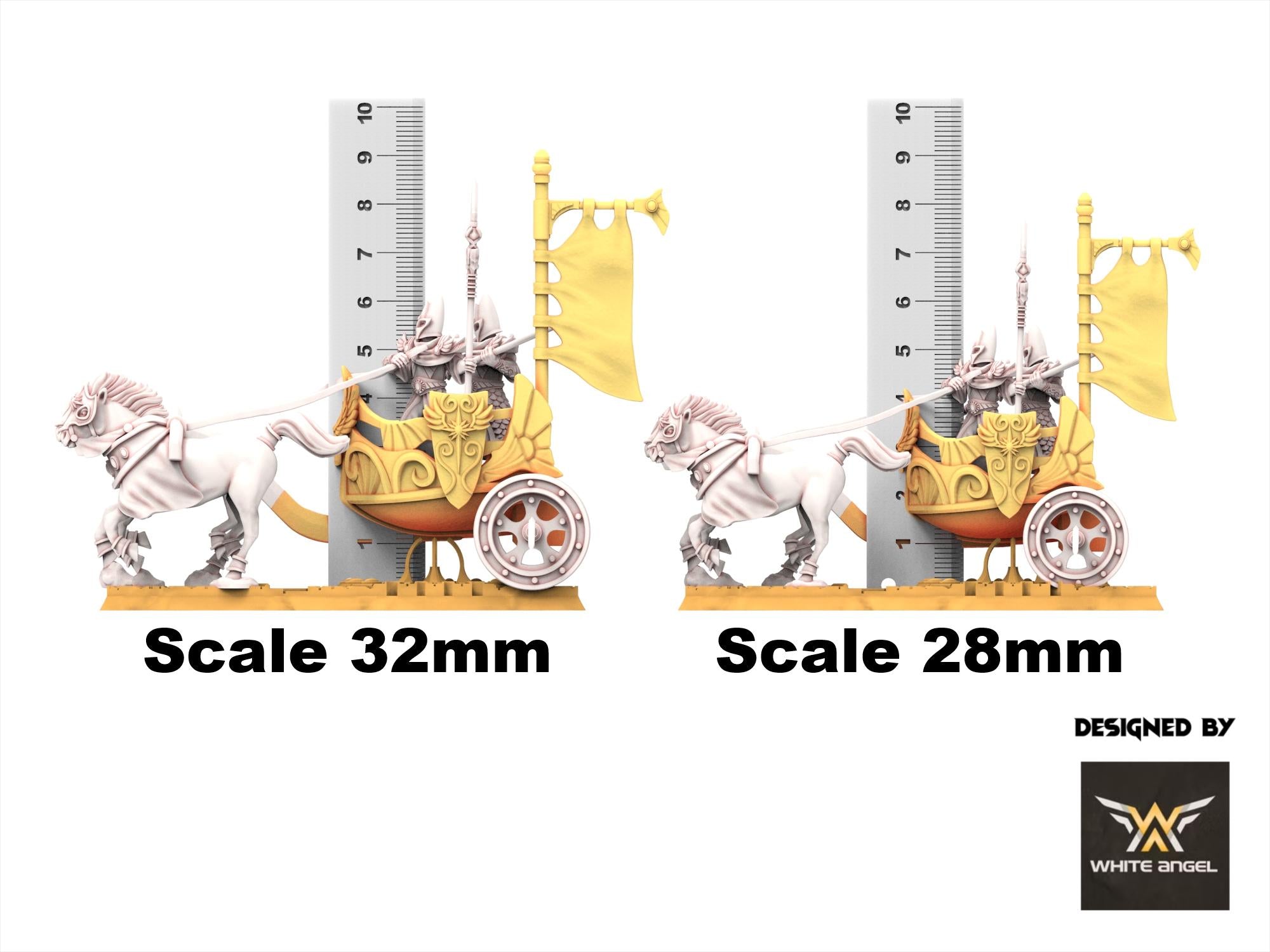Hight Elves -Chariot of Light, usable for 9th Age, Fantasy Battle, Oldhammer, King of war