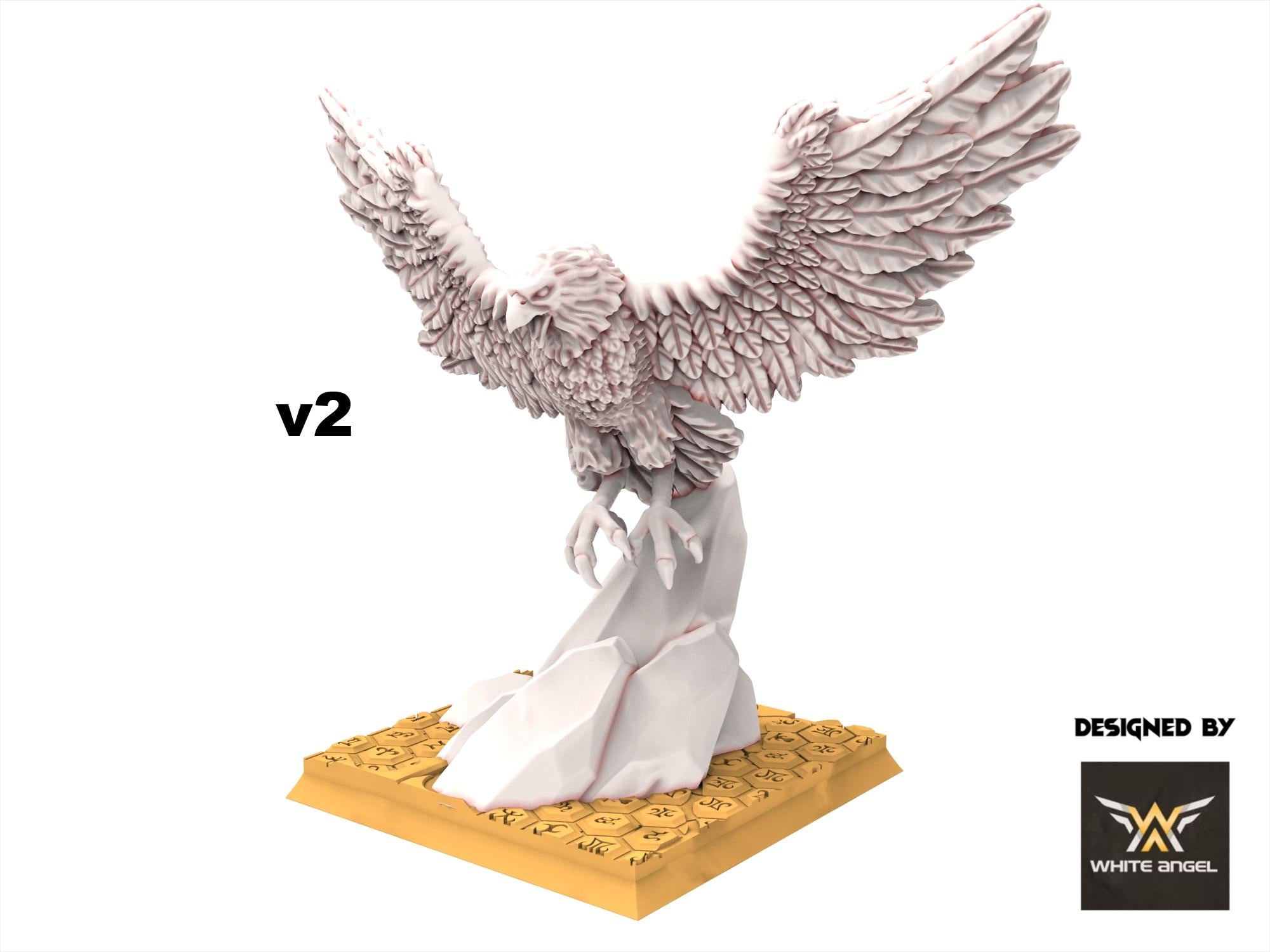 Hight Elves -Giant Eagles, usable for 9th Age, Fantasy Battle, Oldhammer, King of war
