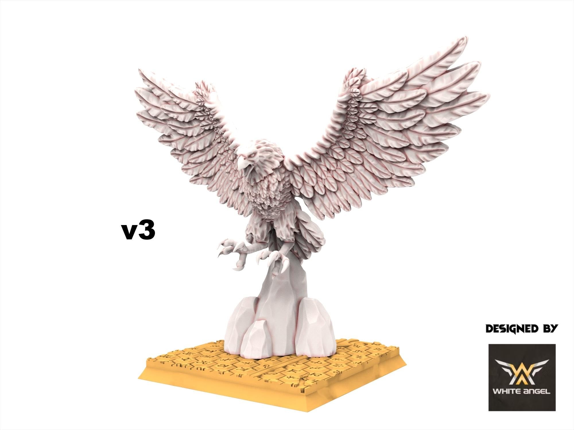 Hight Elves -Giant Eagles, usable for 9th Age, Fantasy Battle, Oldhammer, King of war