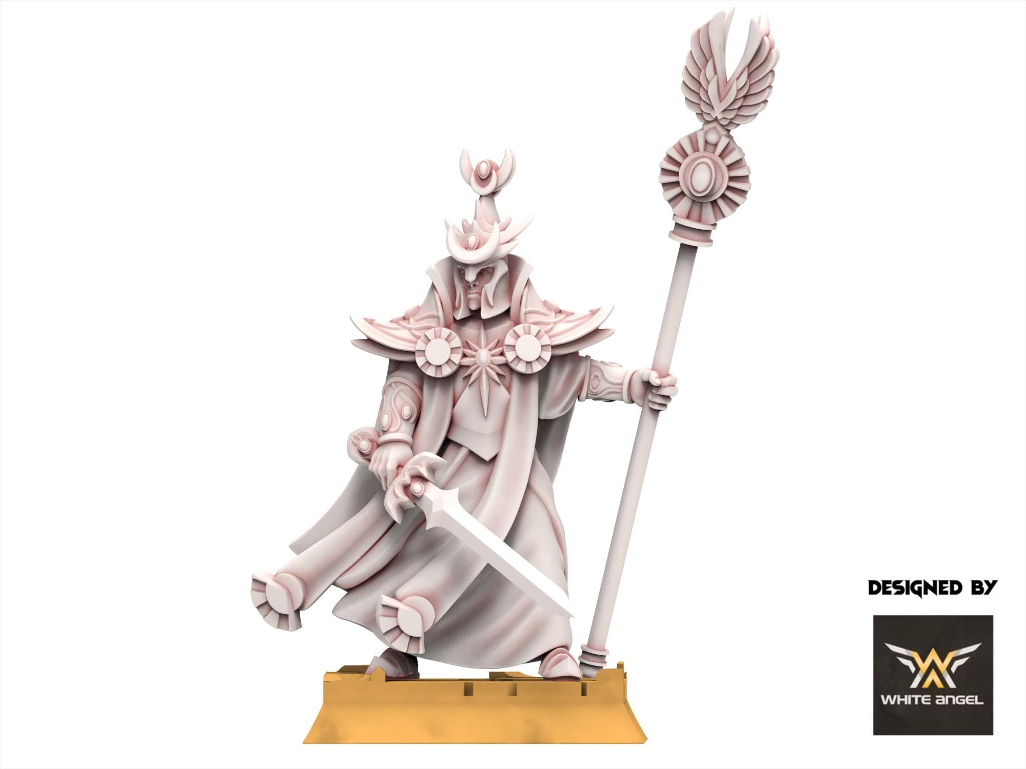 Hight Elves -Archmage of the sun, usable for 9th Age, Fantasy Battle, Oldhammer, King of war