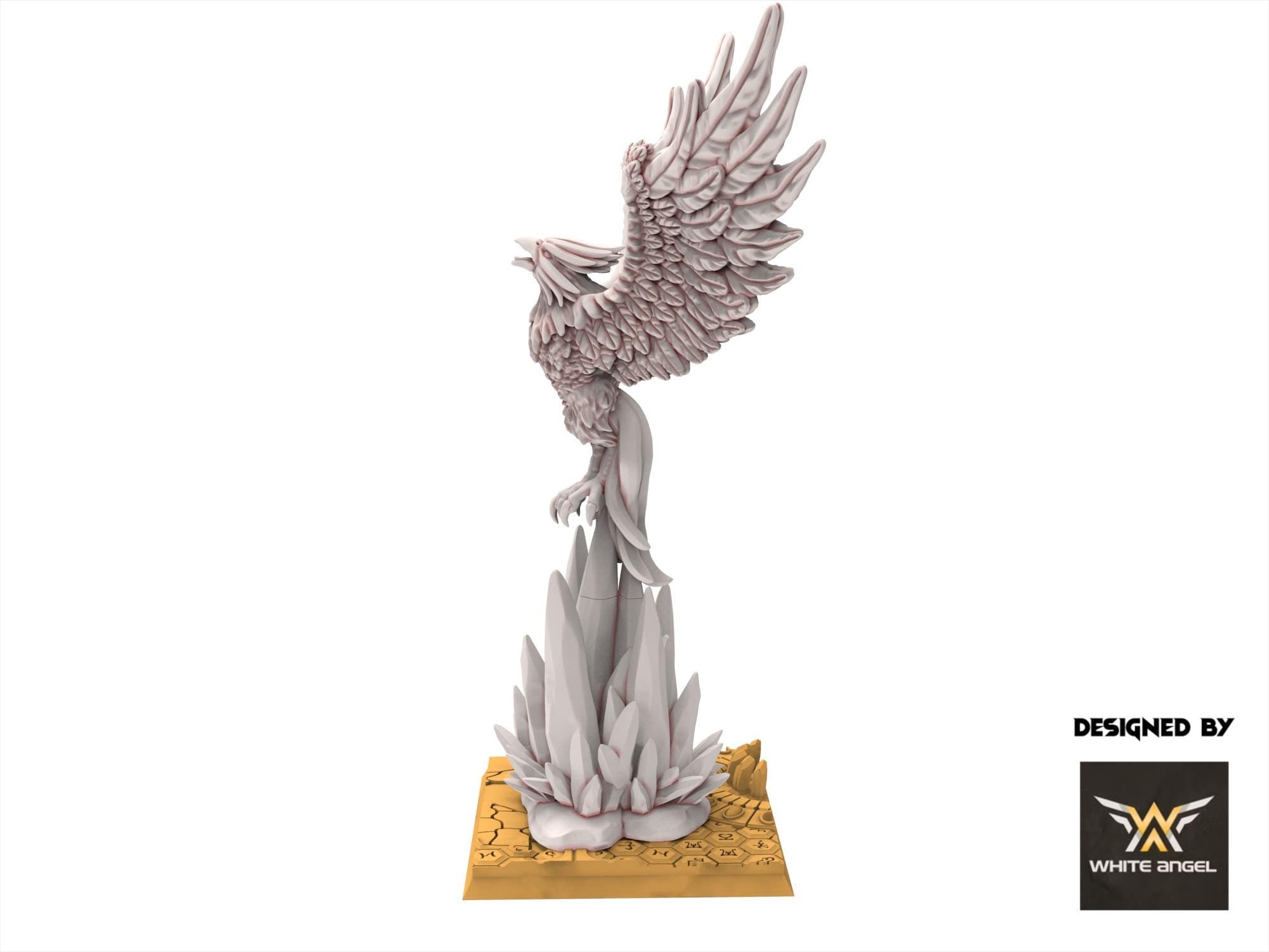 Hight Elves -Frost king Phoenix, usable for 9th Age, Fantasy Battle, Oldhammer, King of war