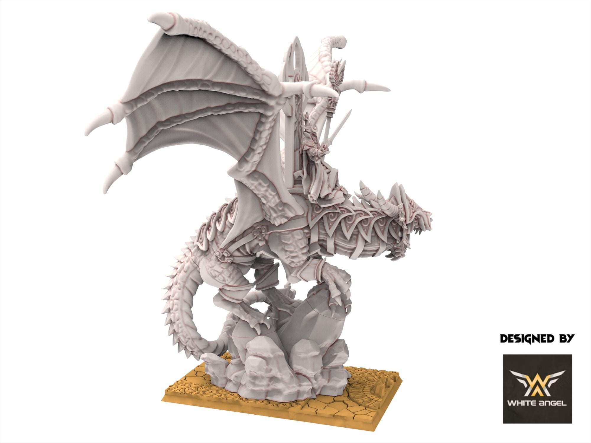 Hight Elves - High Dragon Archmage, usable for 9th Age, Fantasy Battle, Oldhammer, King of war