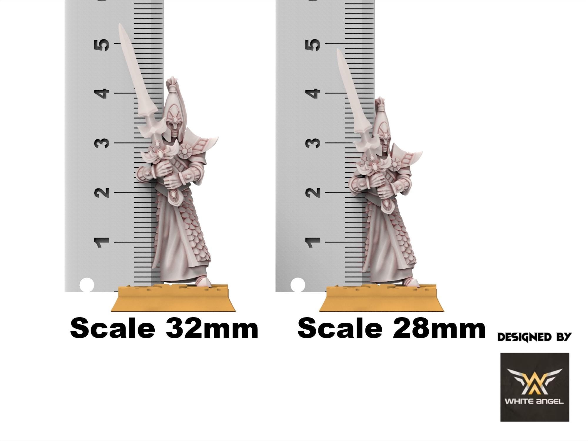 Hight Elves -High Warrior of the Sun, usable for 9th Age, Fantasy Battle, Oldhammer, King of war