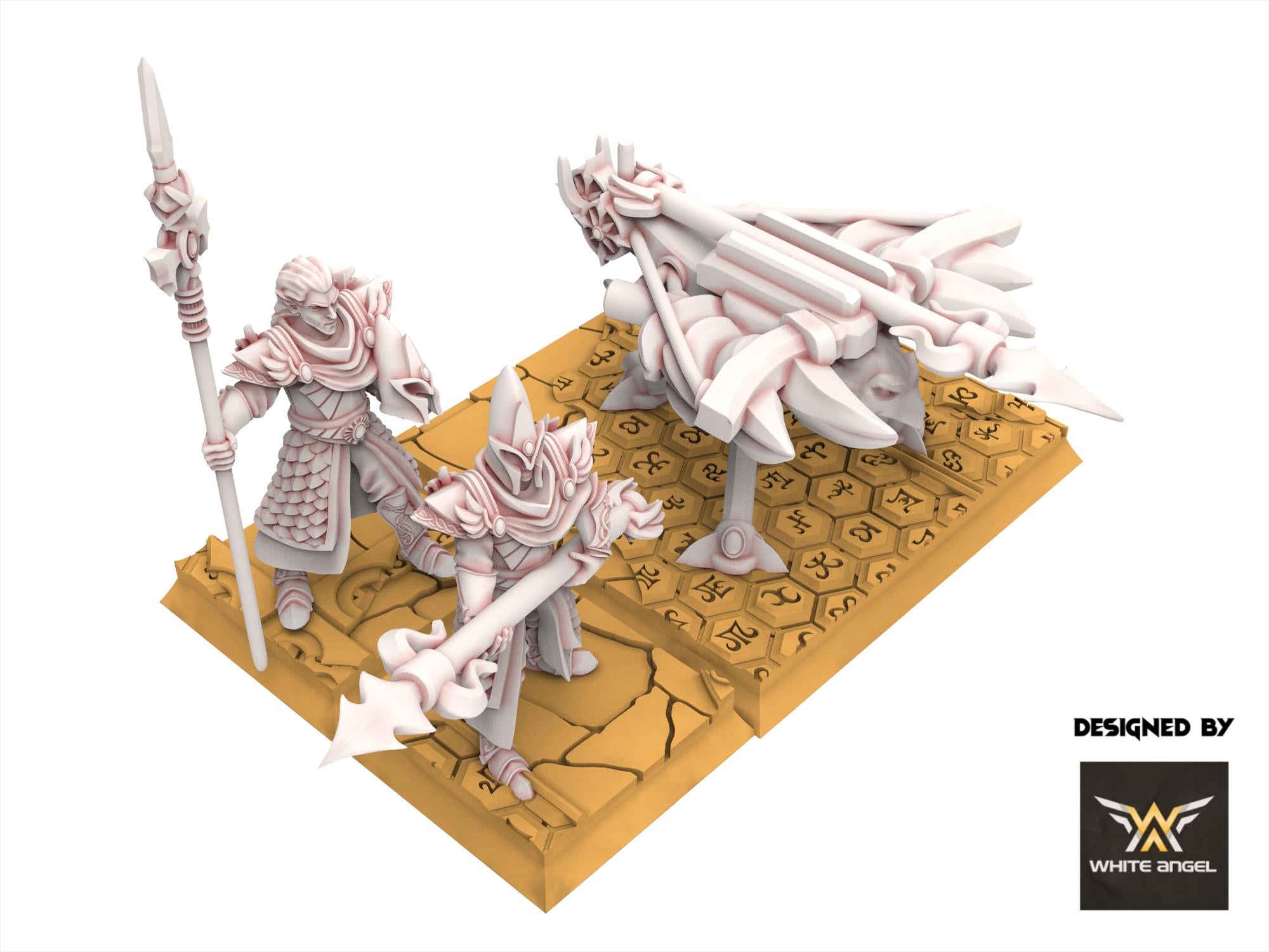 Hight Elves -Large Assault Crossbow, usable for 9th Age, Fantasy Battle, Oldhammer, King of war