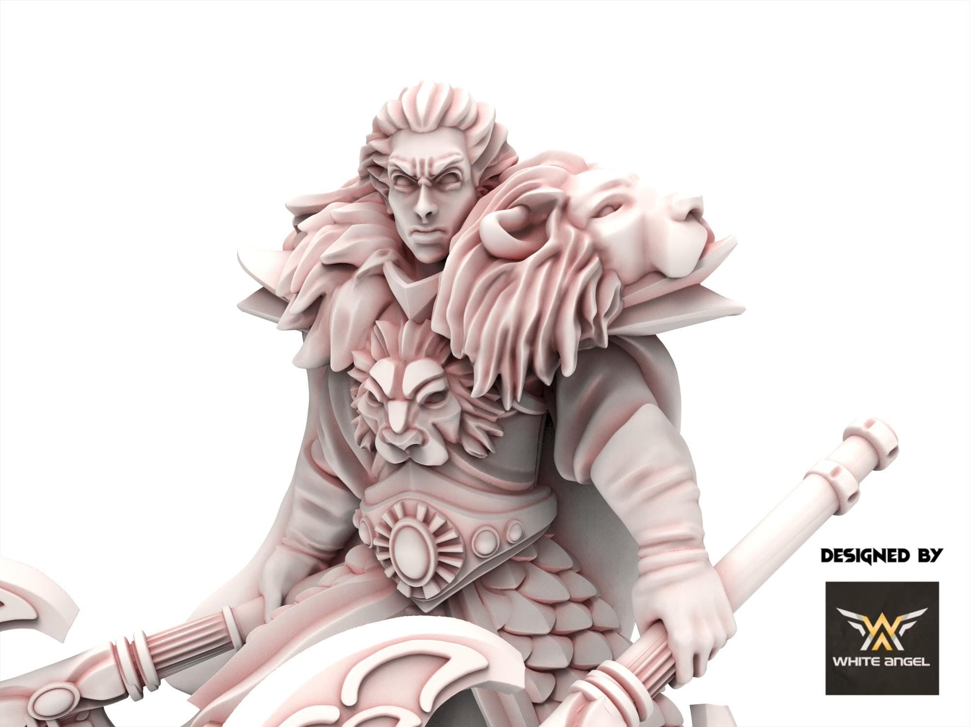 Hight Elves -Lion Commander, usable for 9th Age, Fantasy Battle, Oldhammer, King of war