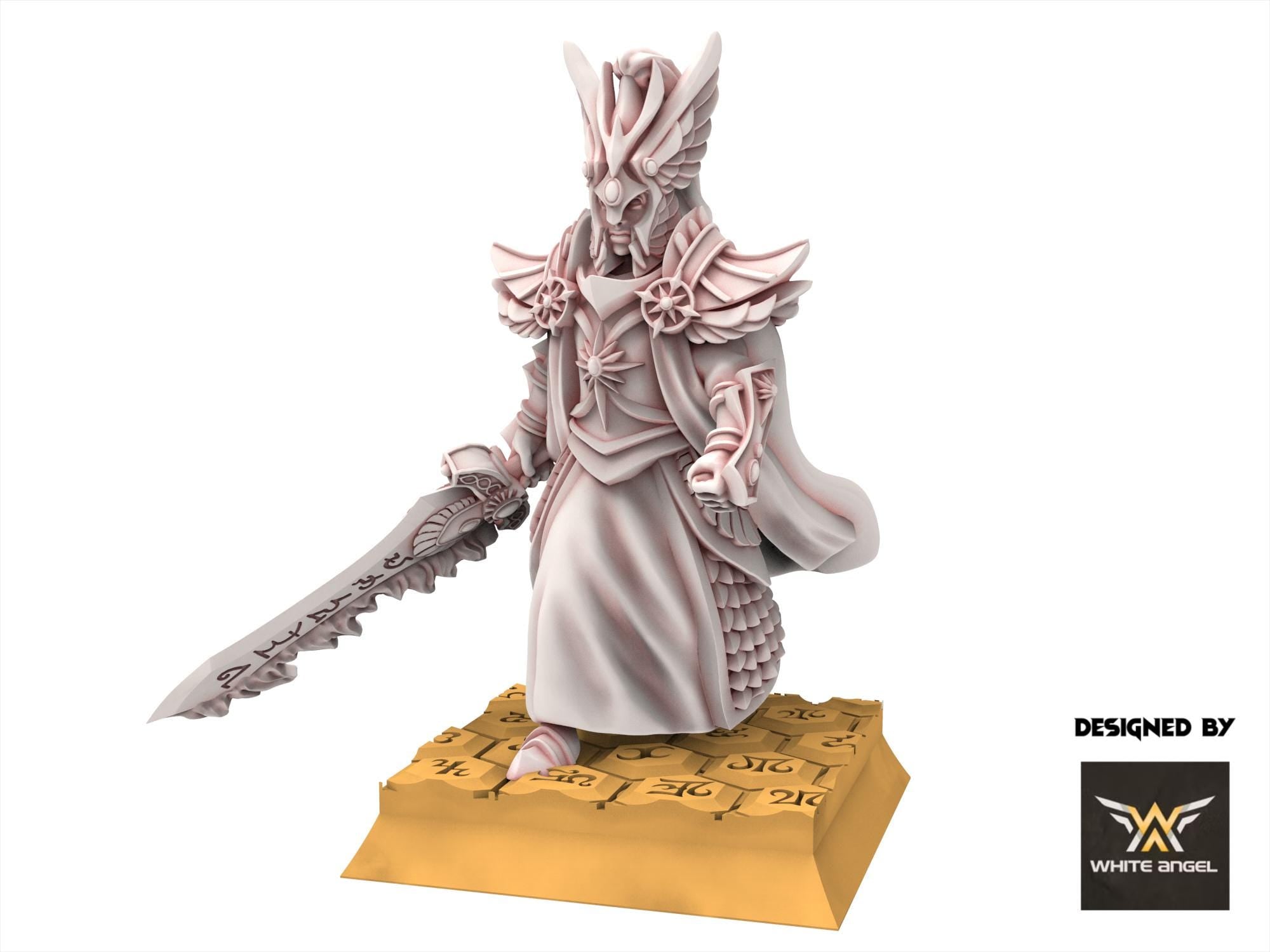 Hight Elves -Pheonix Commander, usable for 9th Age, Fantasy Battle, Oldhammer, King of war