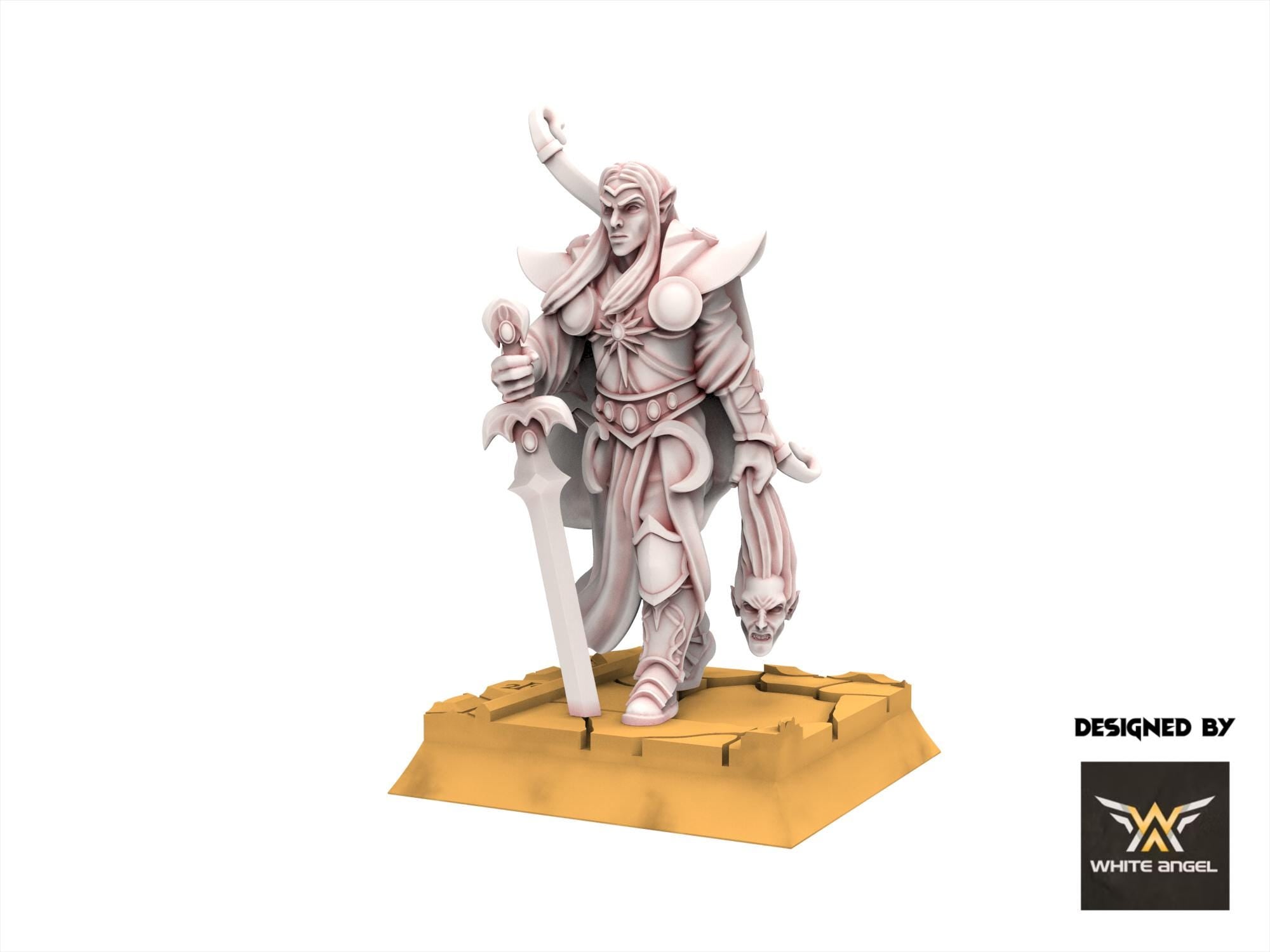 Hight Elves -The exiled king, usable for 9th Age, Fantasy Battle, Oldhammer, King of war