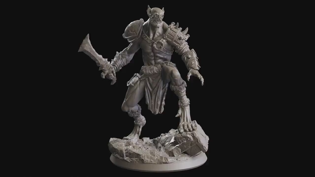 The scourges of war - Monster - Alpha Goblin , glory and honor, Ennemy, Flesh of Gods, for Wargames, Dungeons & Dragons TTRPG