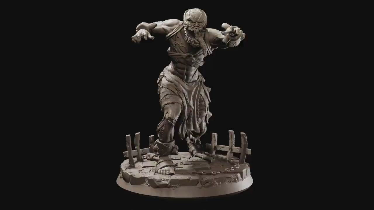 The Underground Experiment - Monster - Biter Pose 02, unleash horrors, Flesh of Gods, for Wargames, Dungeons & Dragons TTRPG