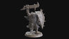 The scourges of war - Monster - Armored Minotaur , glory and honor, Ennemy, Flesh of Gods, for Wargames, Dungeons & Dragons TTRPG