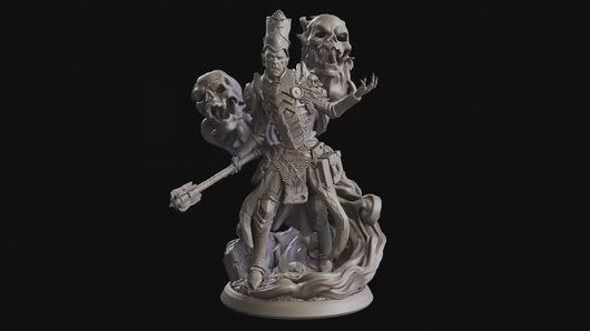 Undead - Undead Priest, for Wargames, Pathfinder, Dungeons & Dragons and other TTRPG.