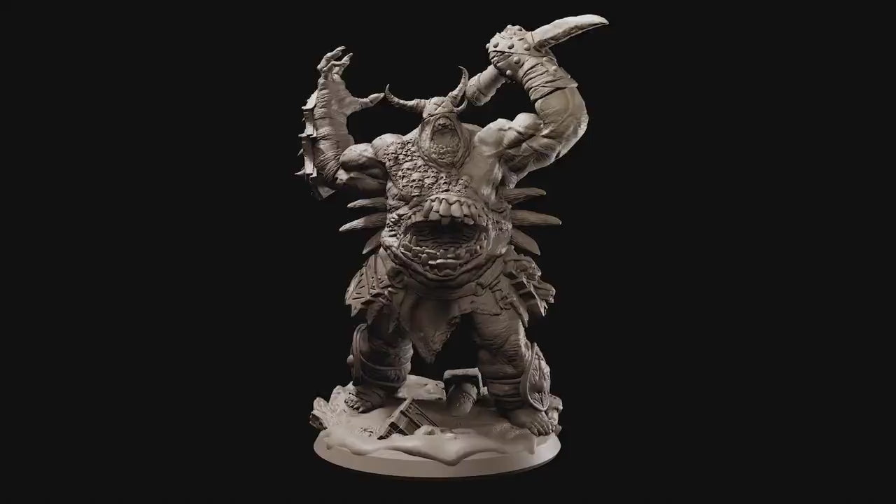 The Godless Inquisition - Monster - Grave Titan, depths of the abyss, Flesh of Gods, for Wargames, Dungeons & Dragons TTRPG