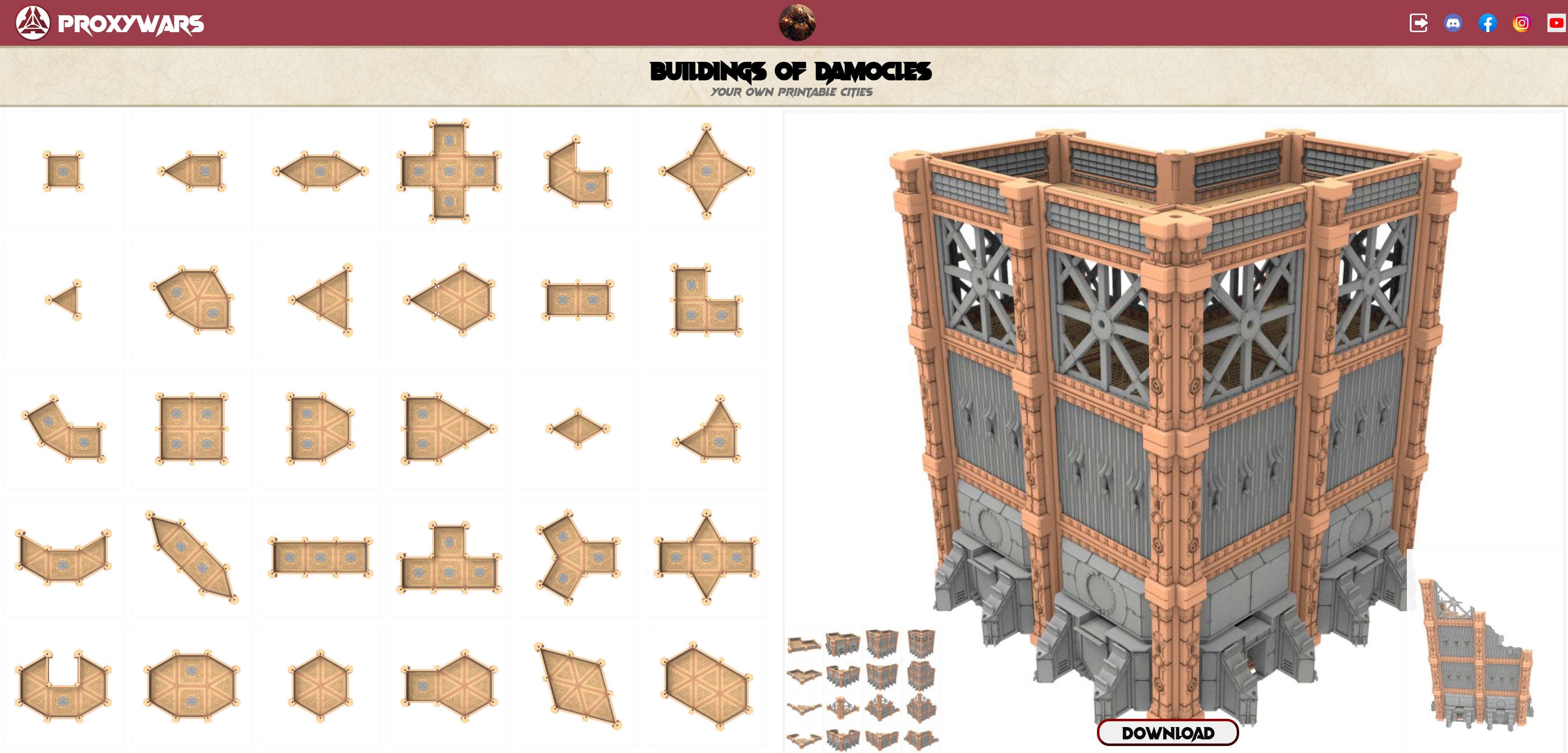 Damocles City Builder - Military Base - Modular Buildings & Full Biome
