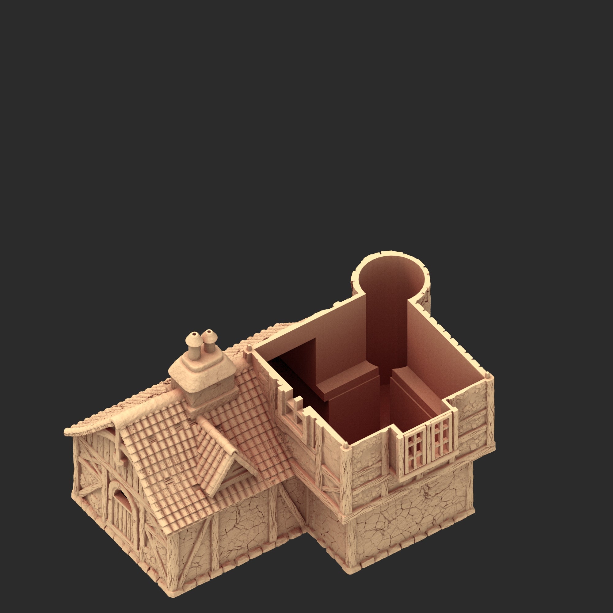 Medieval Architecture - Part 3 - x3 Buildings