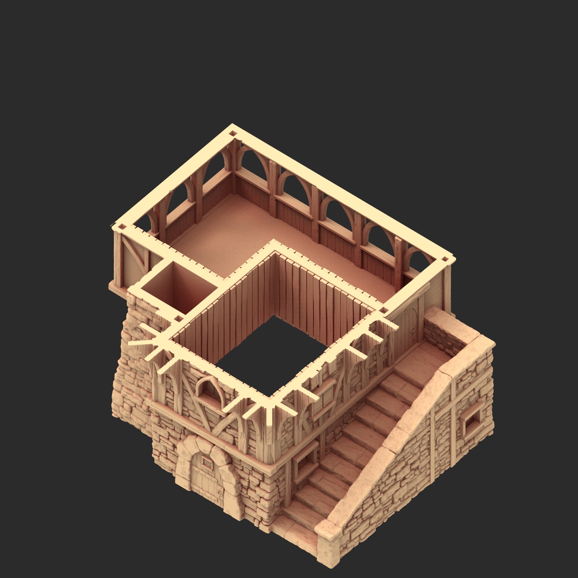Medieval Architecture - Part 4 - x3 Buildings