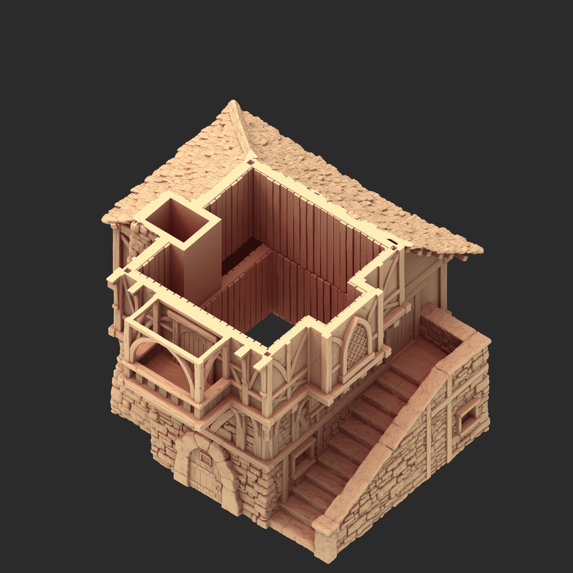 Medieval Architecture - Part 4 - x3 Buildings