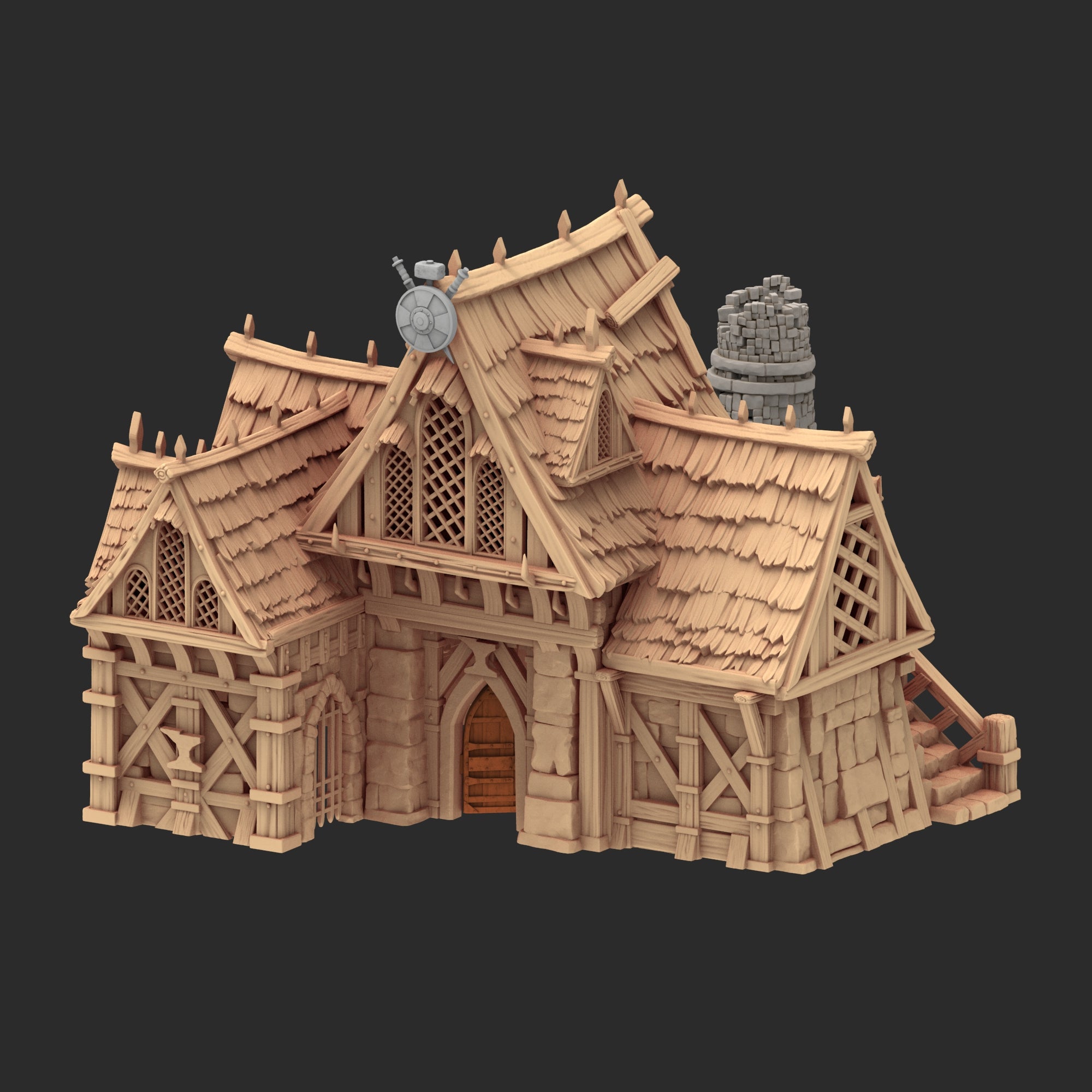 Medieval Architecture - Part 4 - x3 Buildings