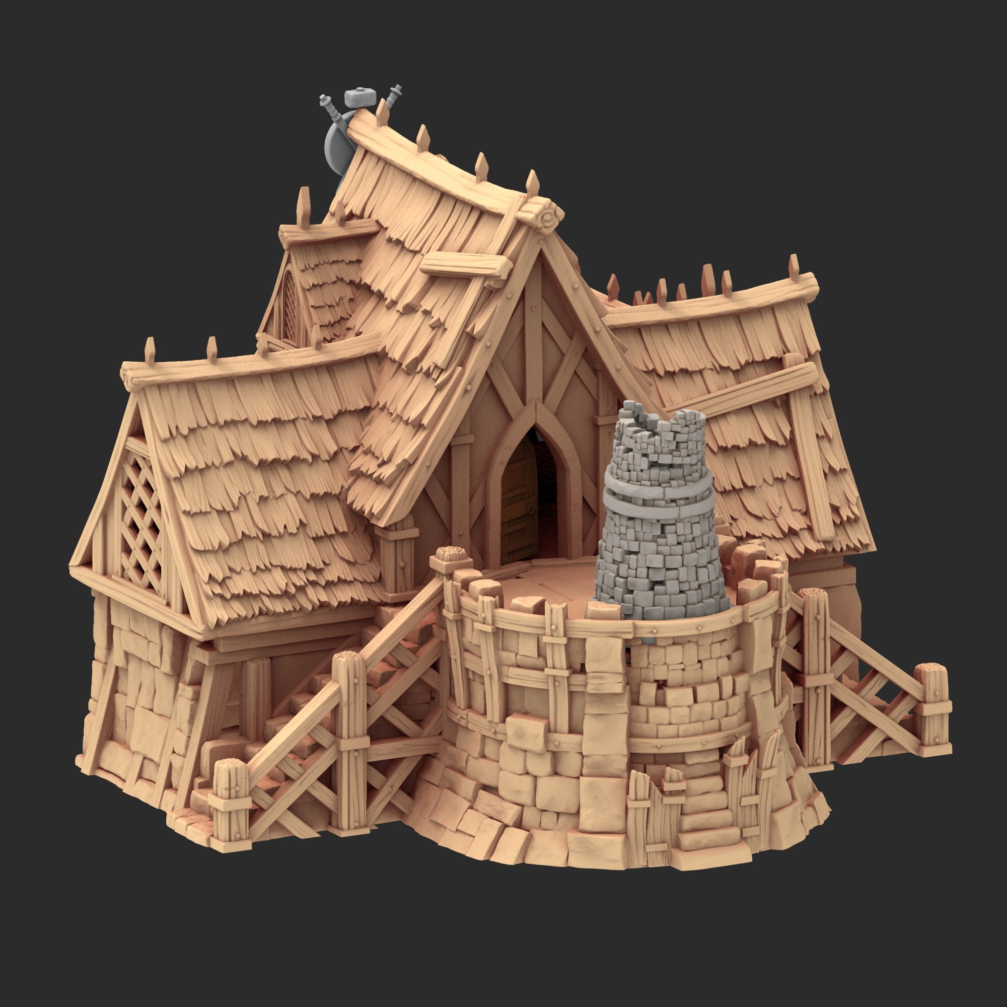 Medieval Architecture - Part 4 - x3 Buildings