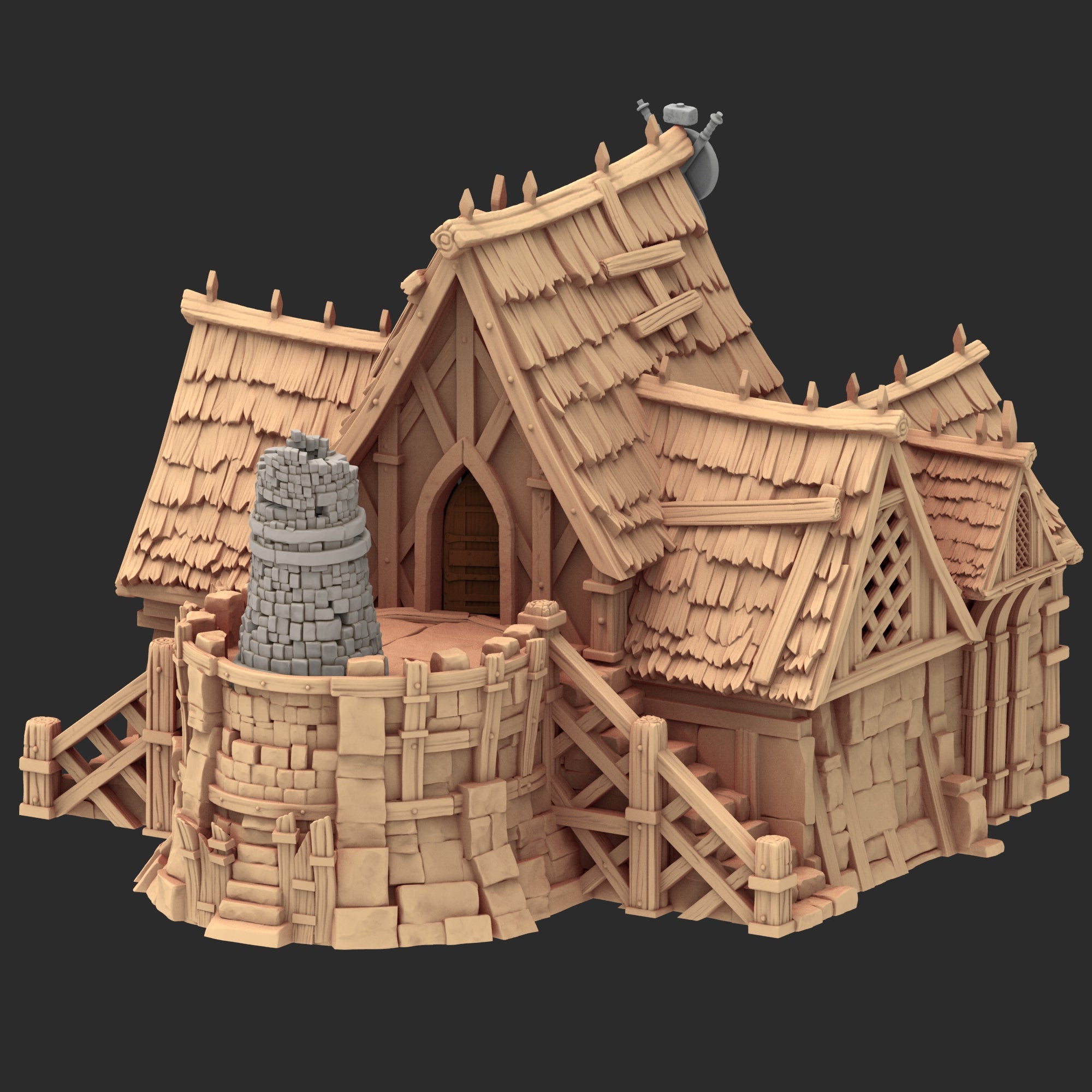 Medieval Architecture - Part 4 - x3 Buildings