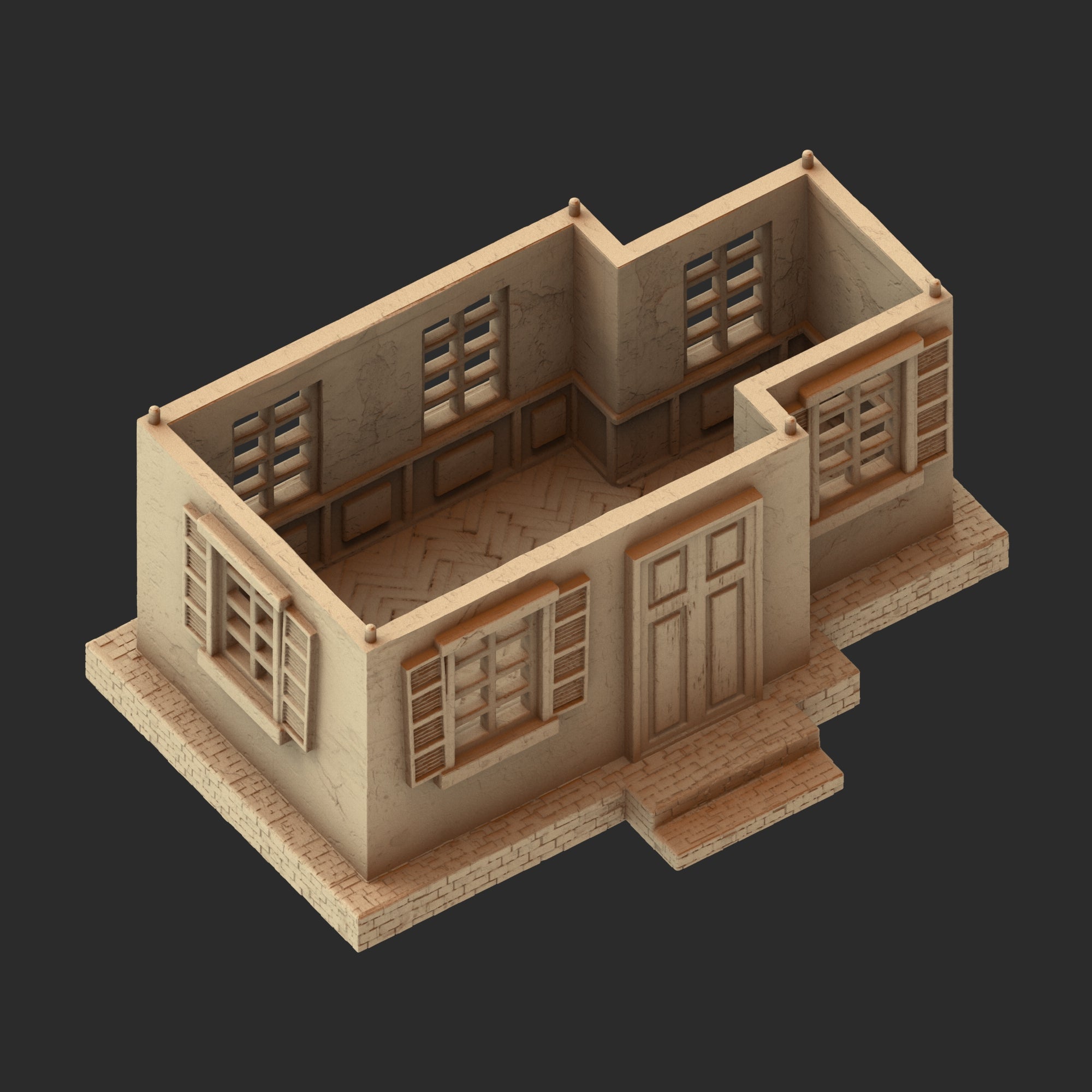 Provence Architecture Part 1 – 13 Printable STL Buildings (28mm Scale)