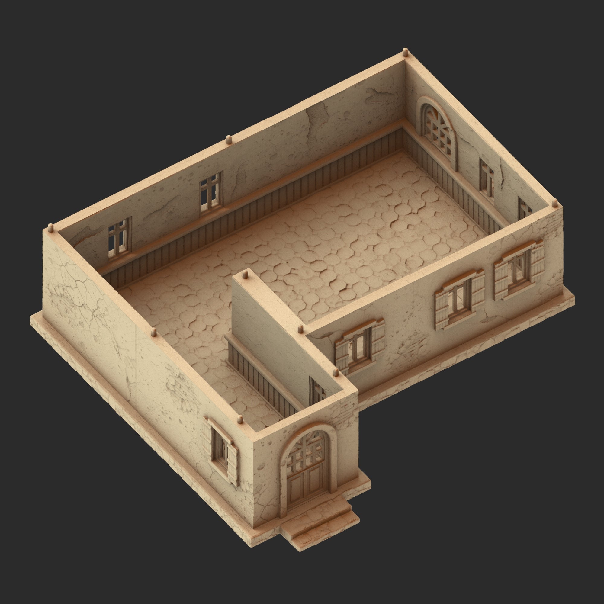 Provence Architecture Part 1 – 13 Printable STL Buildings (28mm Scale)