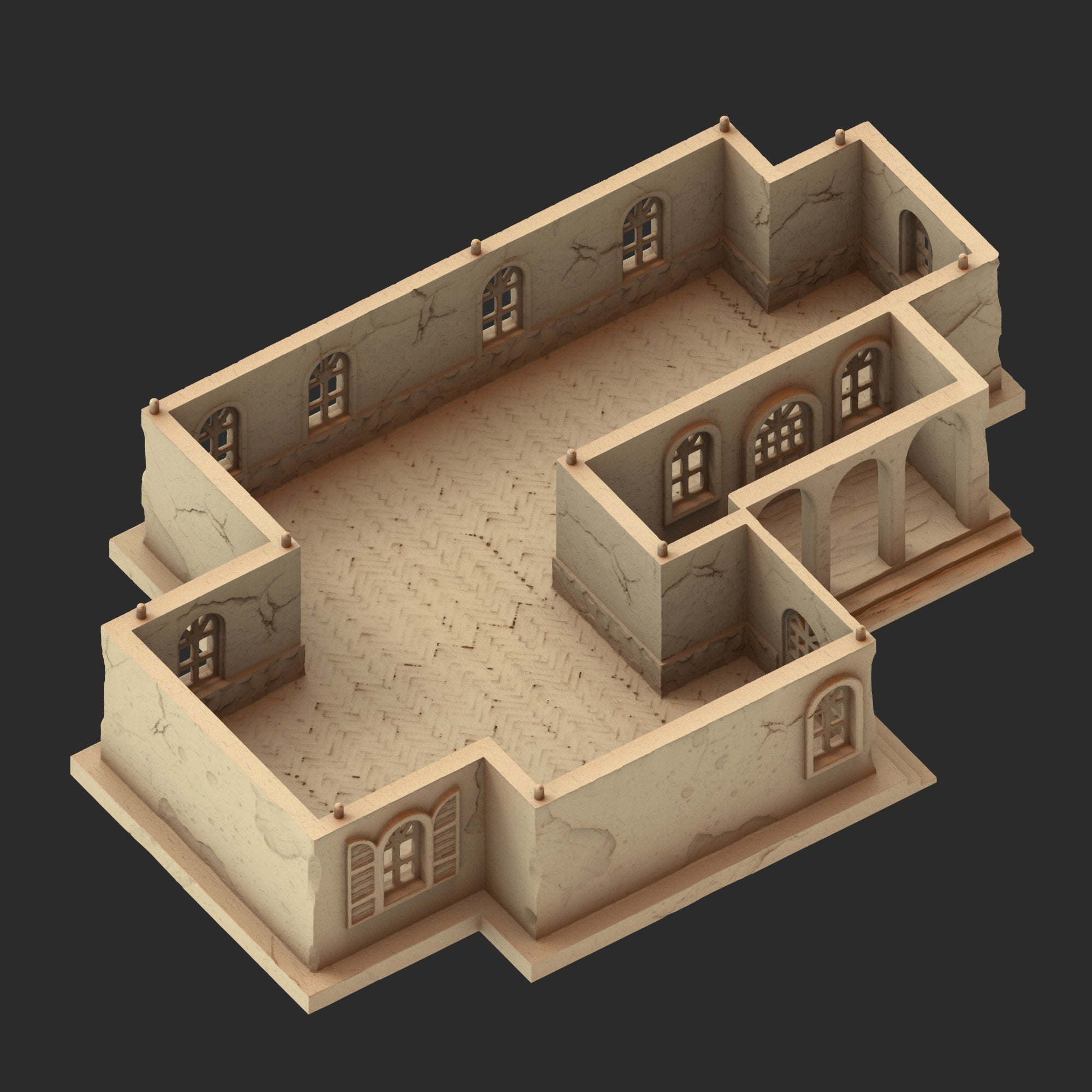 Provence Architecture Part 1 – 13 Printable STL Buildings (28mm Scale)