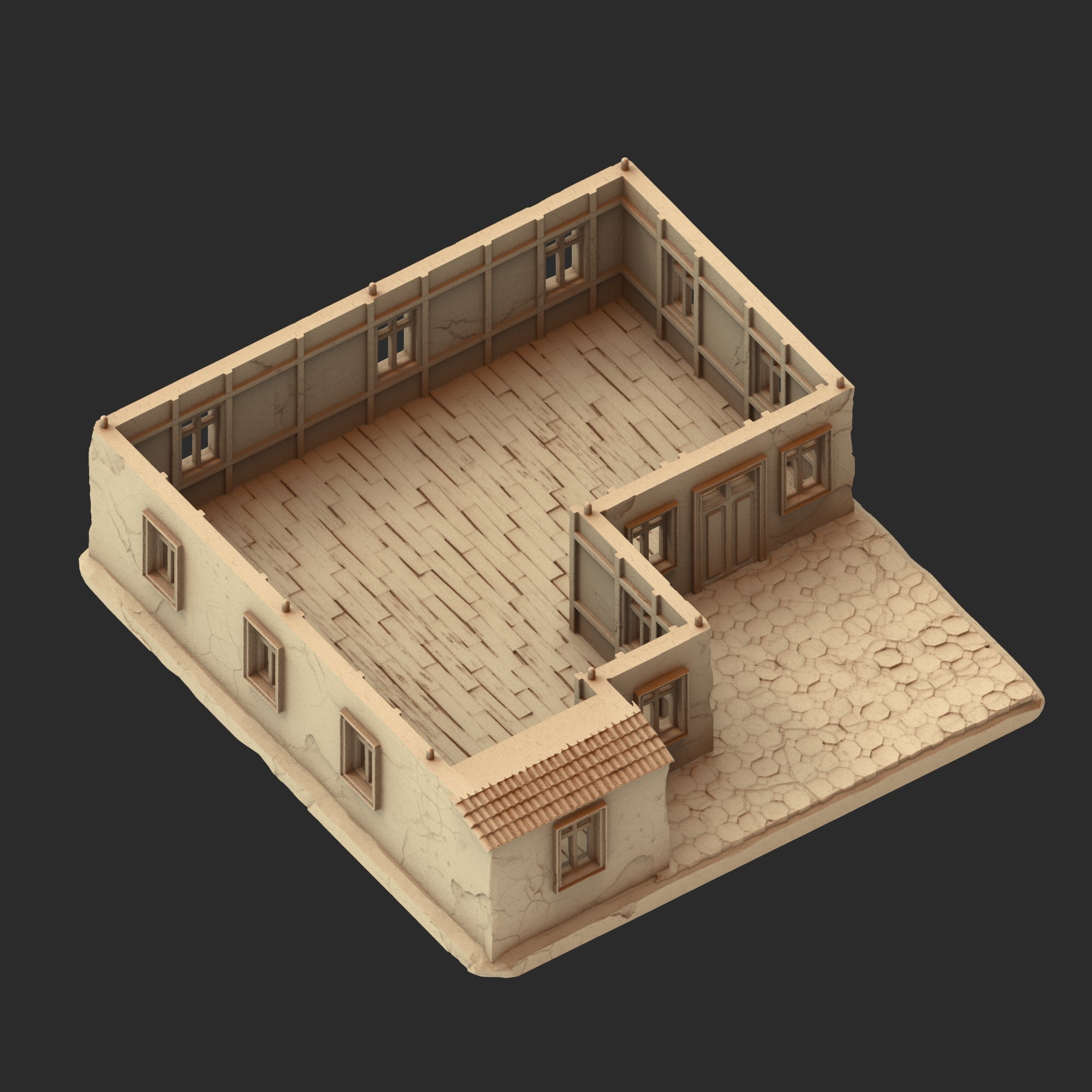 Provence Architecture Part 1 – 13 Printable STL Buildings (28mm Scale)