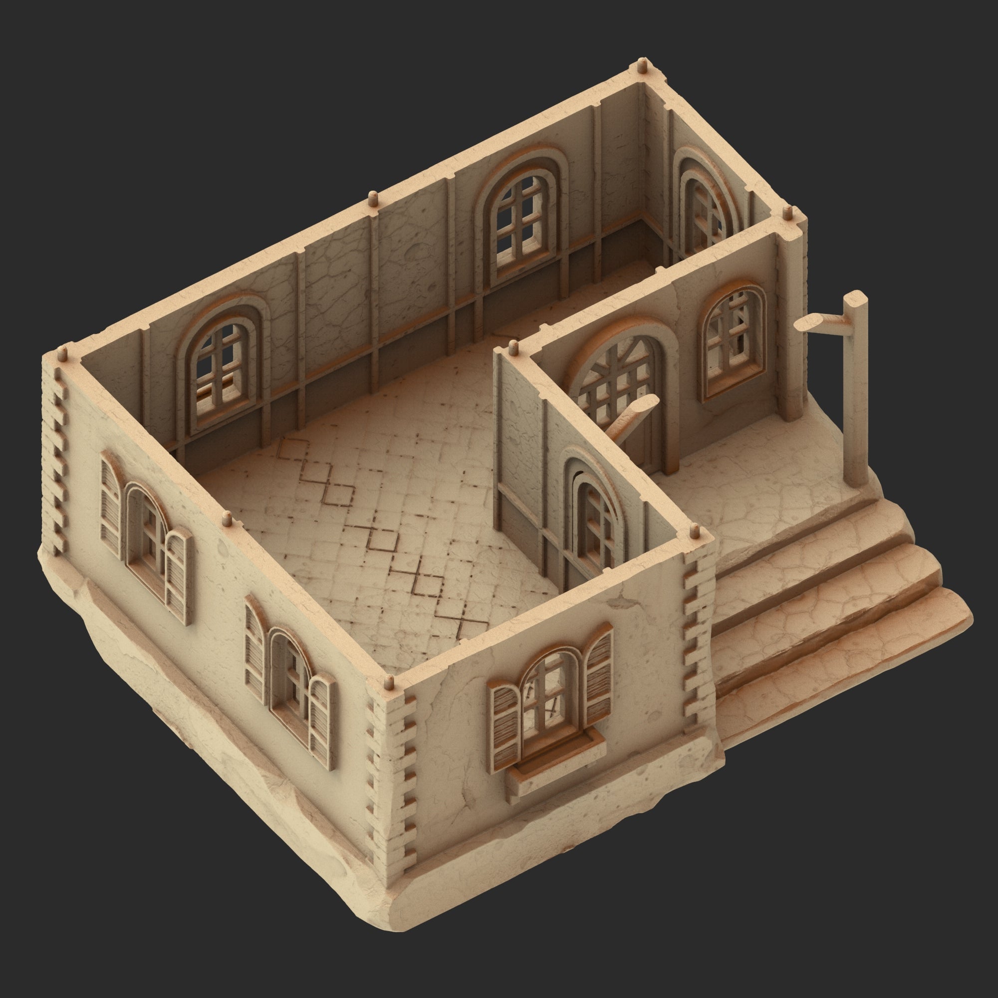 Provence Architecture Part 1 – 13 Printable STL Buildings (28mm Scale)