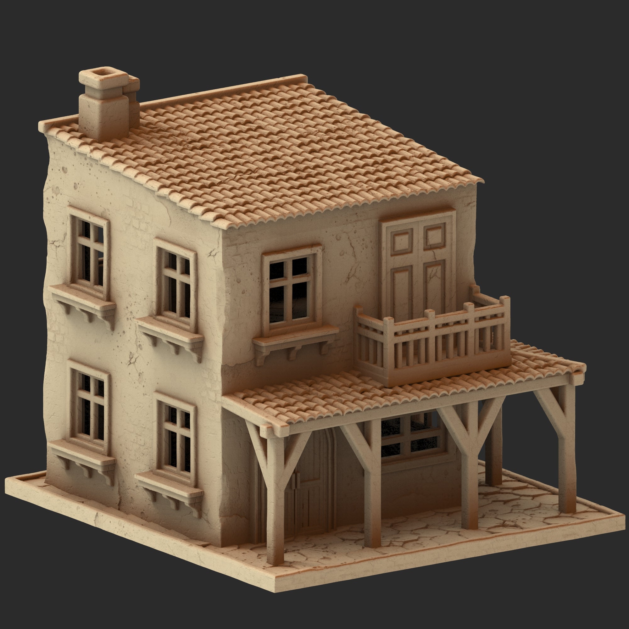 Provence Architecture Part 1 – 13 Printable STL Buildings (28mm Scale)