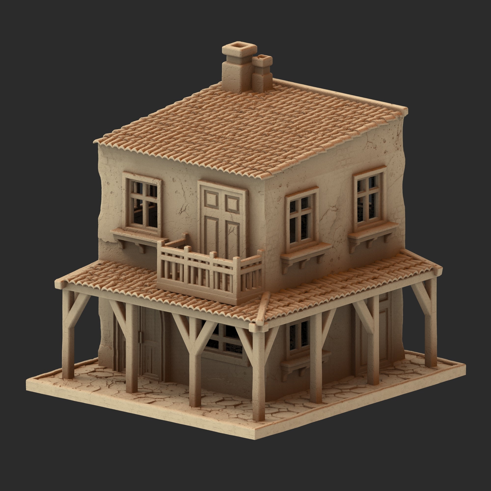 Provence Architecture Part 1 – 13 Printable STL Buildings (28mm Scale)