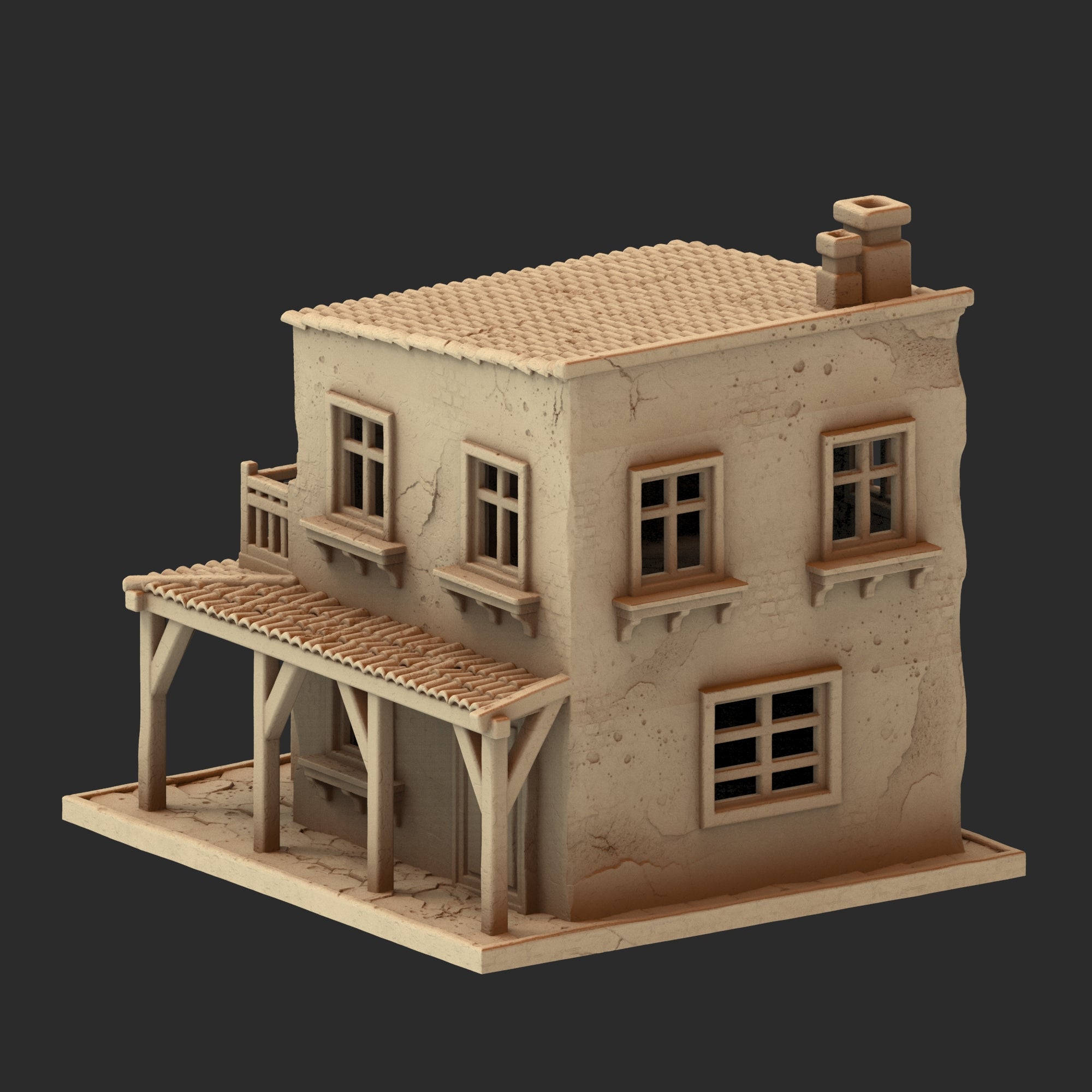 Provence Architecture Part 1 – 13 Printable STL Buildings (28mm Scale)