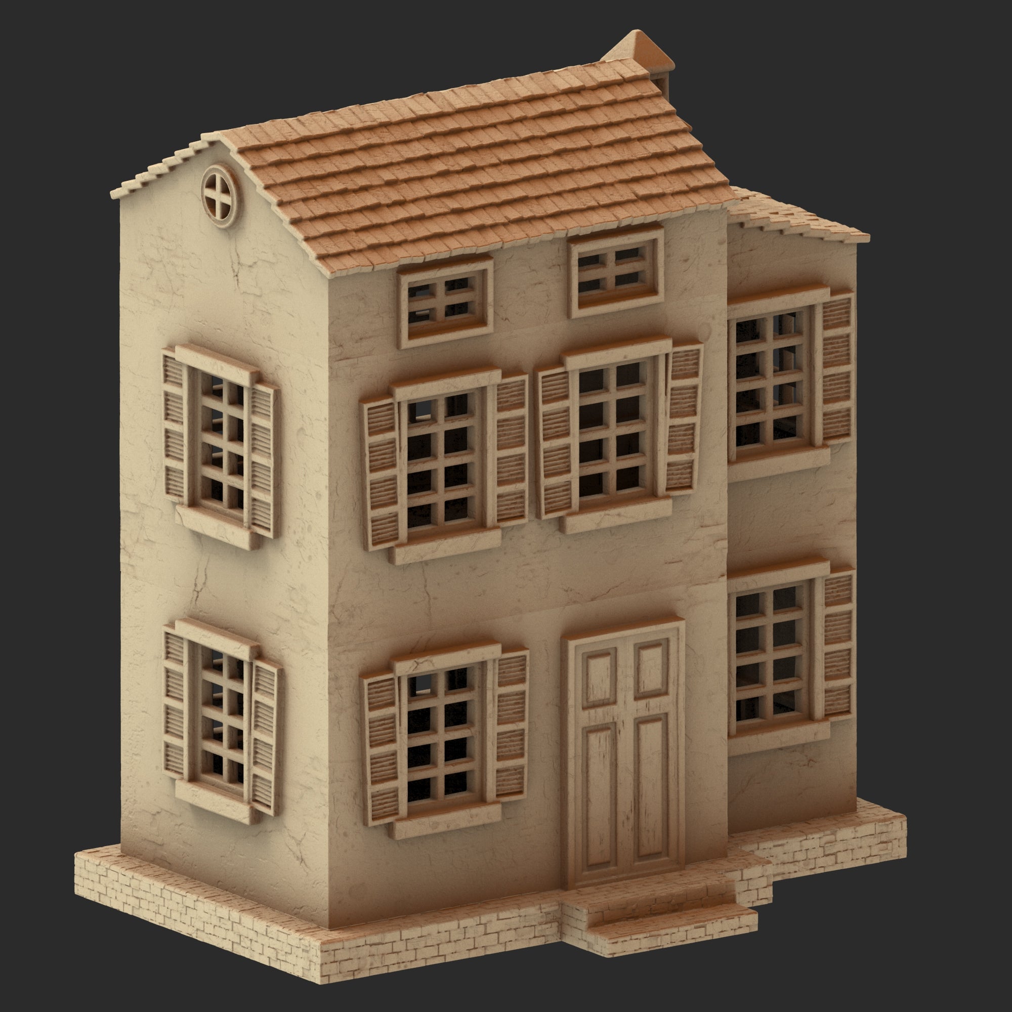 Provence Architecture Part 1 – 13 Printable STL Buildings (28mm Scale)