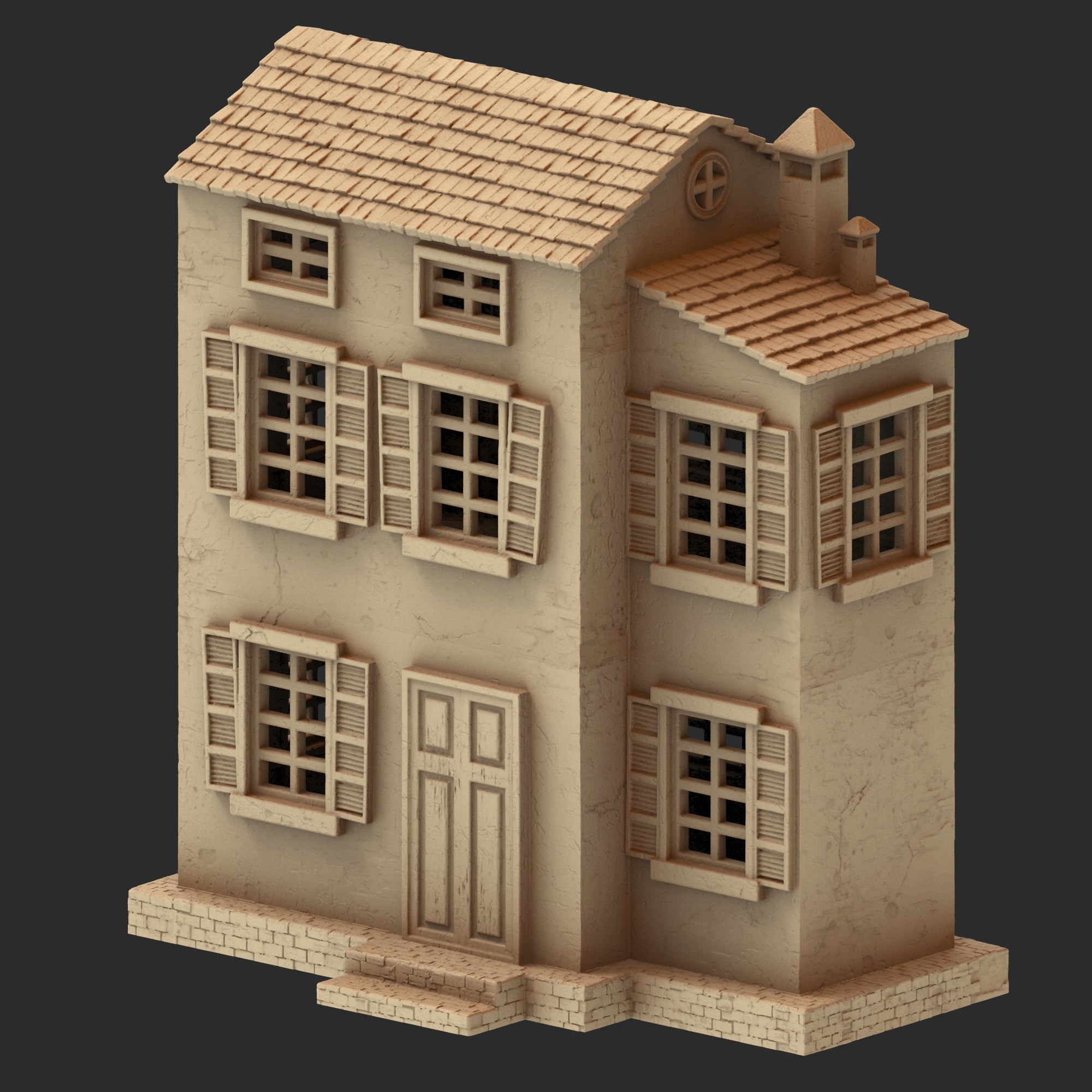 Provence Architecture Part 1 – 13 Printable STL Buildings (28mm Scale)