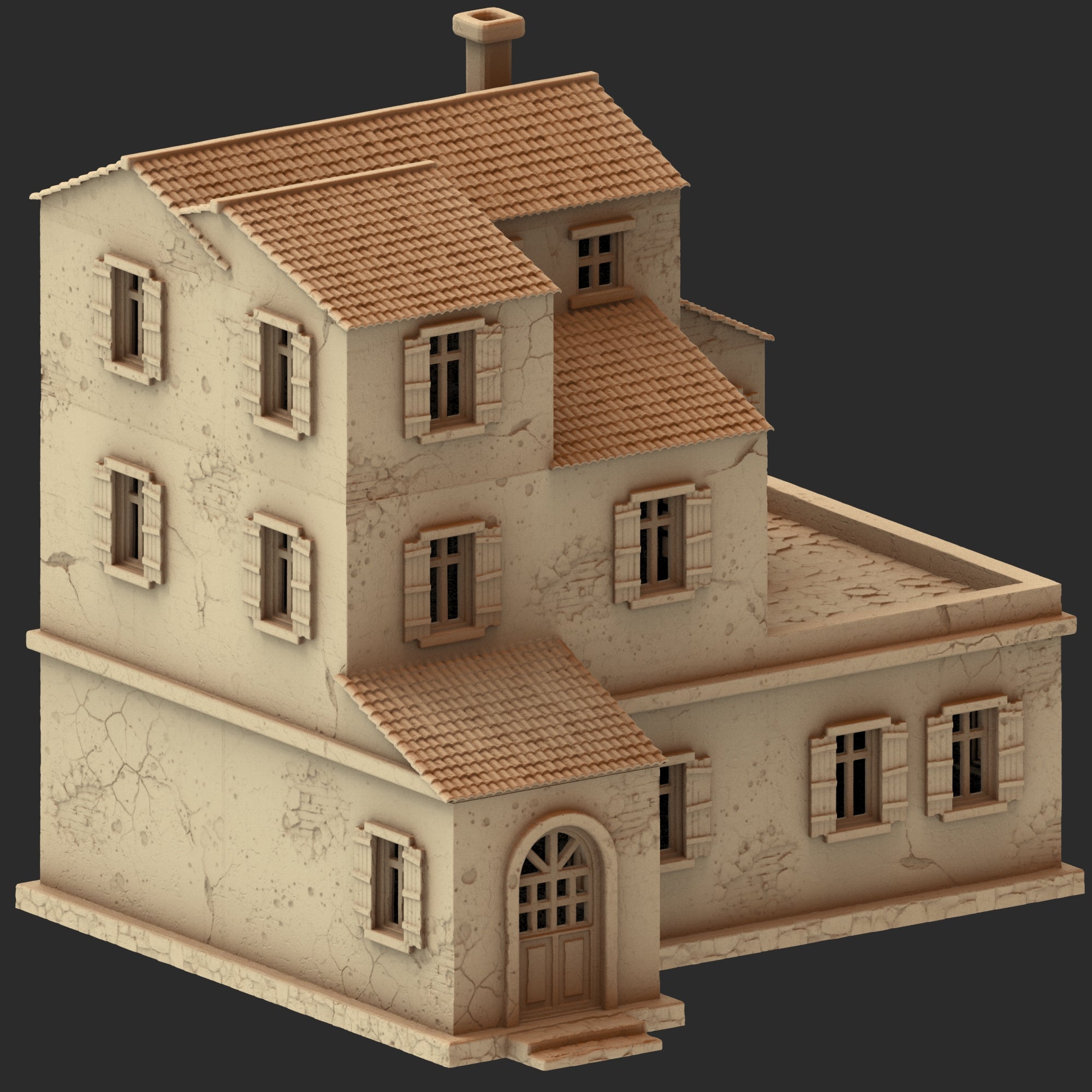 Provence Architecture Part 1 – 13 Printable STL Buildings (28mm Scale)