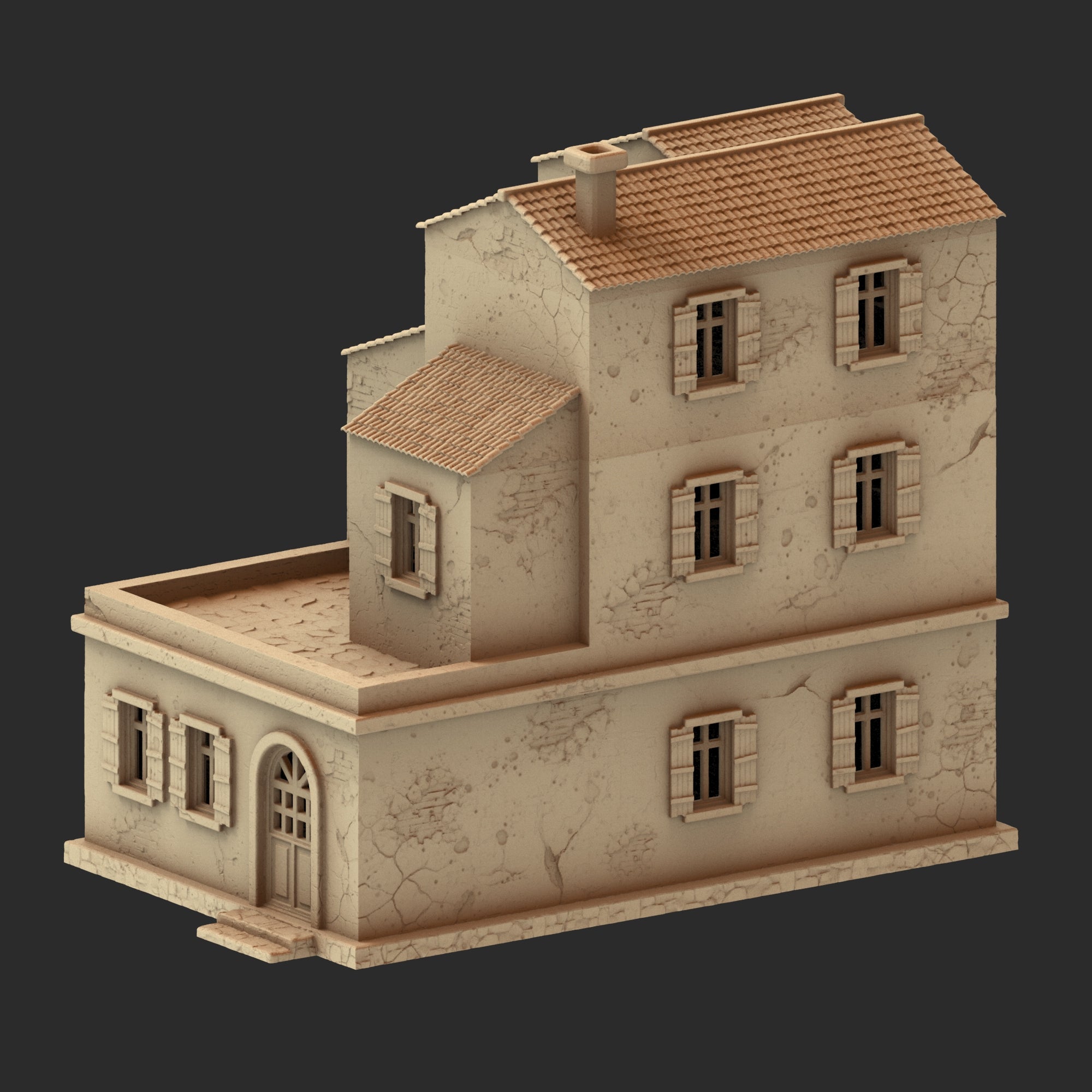Provence Architecture Part 1 – 13 Printable STL Buildings (28mm Scale)