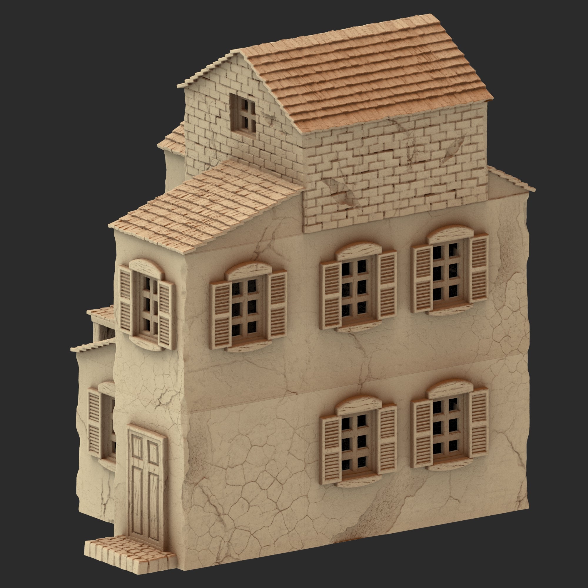 Provence Architecture Part 1 – 13 Printable STL Buildings (28mm Scale)